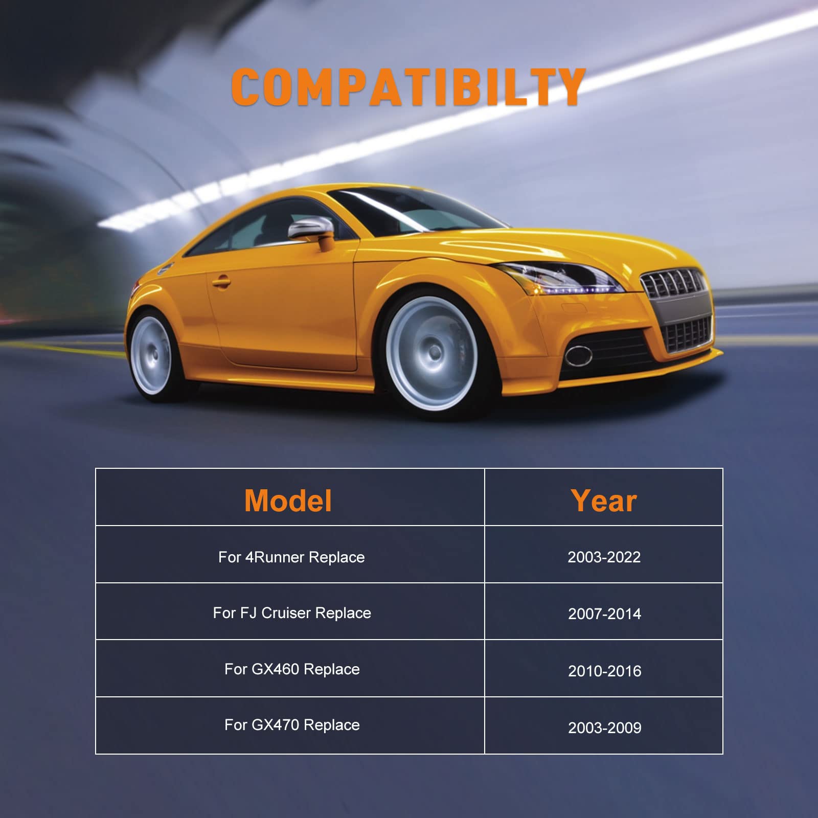 Fiwary Lift Front Upper Control Arms Fit For 2003-2022 4Runner, 2007-2014 Fj Cruiser, 2-4' Suspension Adjustable Control Arms With Ball Joint Fit For 2003-2009 Gx470, 2010-2016 Gx460 (Pair, Red)