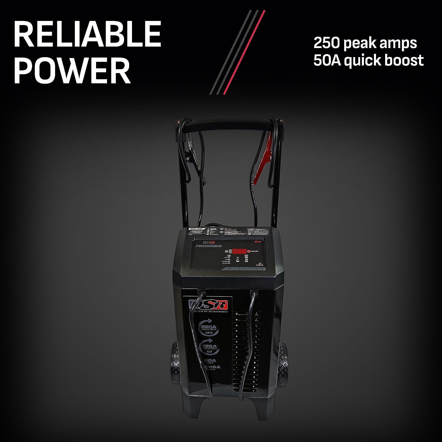 Schumacher Dsr131 Dsr Proseries 250 Amp(12V) 125 Amp(6V) 50 Amp 6V/12V Fully Automatic Pro Smart Battery Charger With Engine Sta