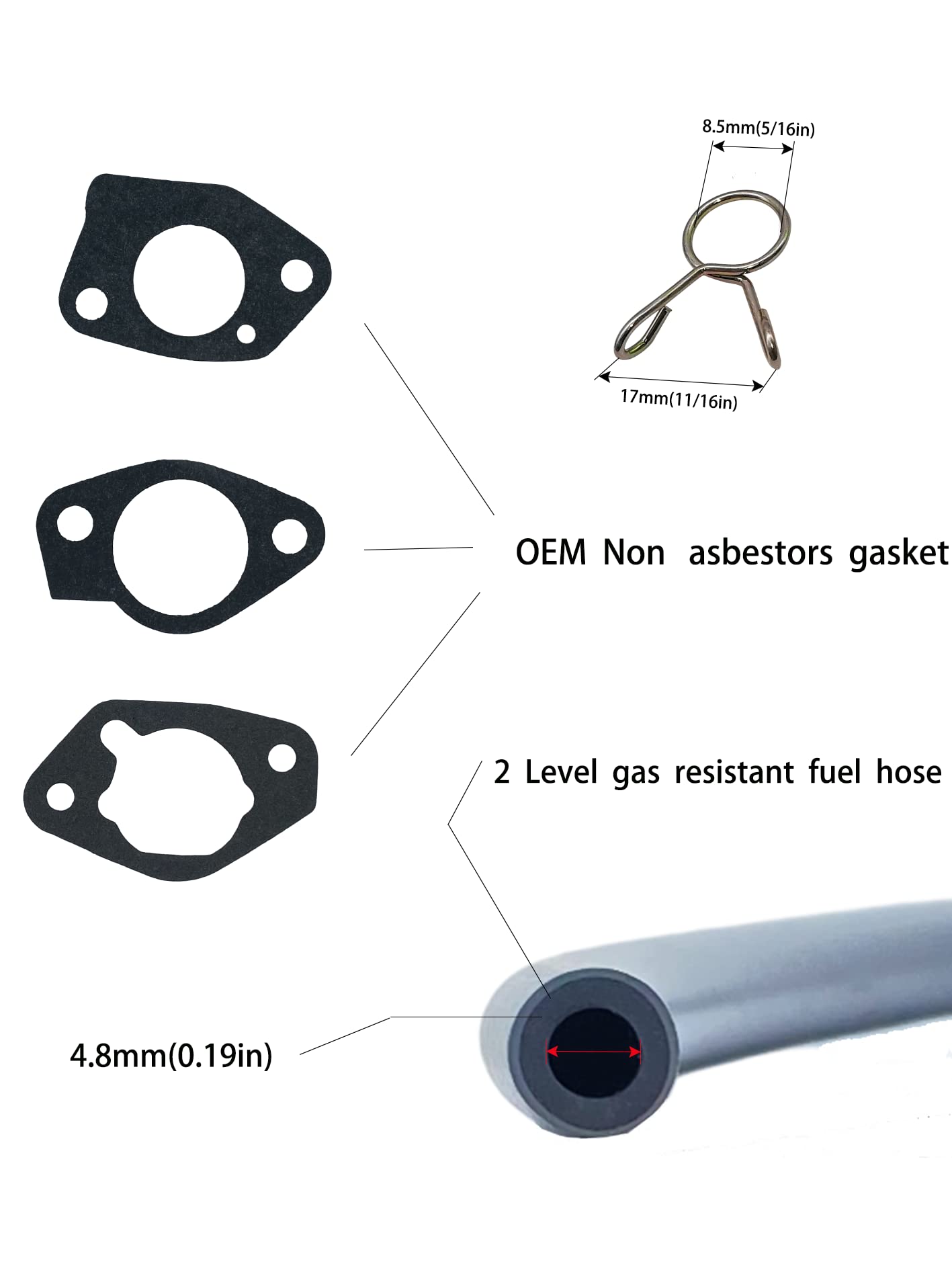 Yamakato 420Cc 389Cc 459Cc 338Cc Carburetor For Honda And Clone Predator 420 Cc Gx340 Gx390 Performance Upgrade W/Jet