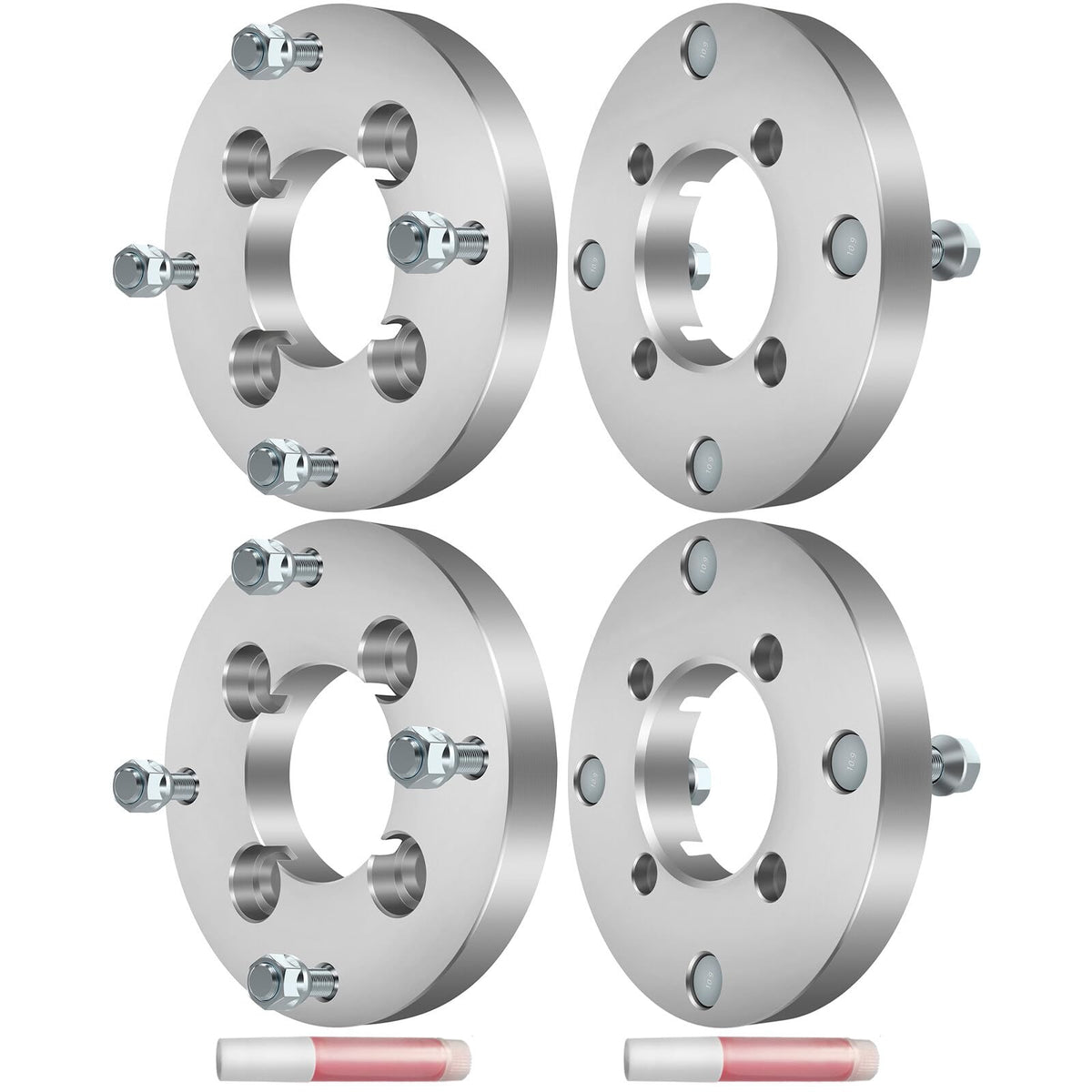 ECCPP 4PCS 4 Lug 1'' Wheel Adapters 4x110 to 4x156 12x1.25 74mm for 2007-2016 for Honda Rancher 420 Wheel Adapters 2001-2017 for