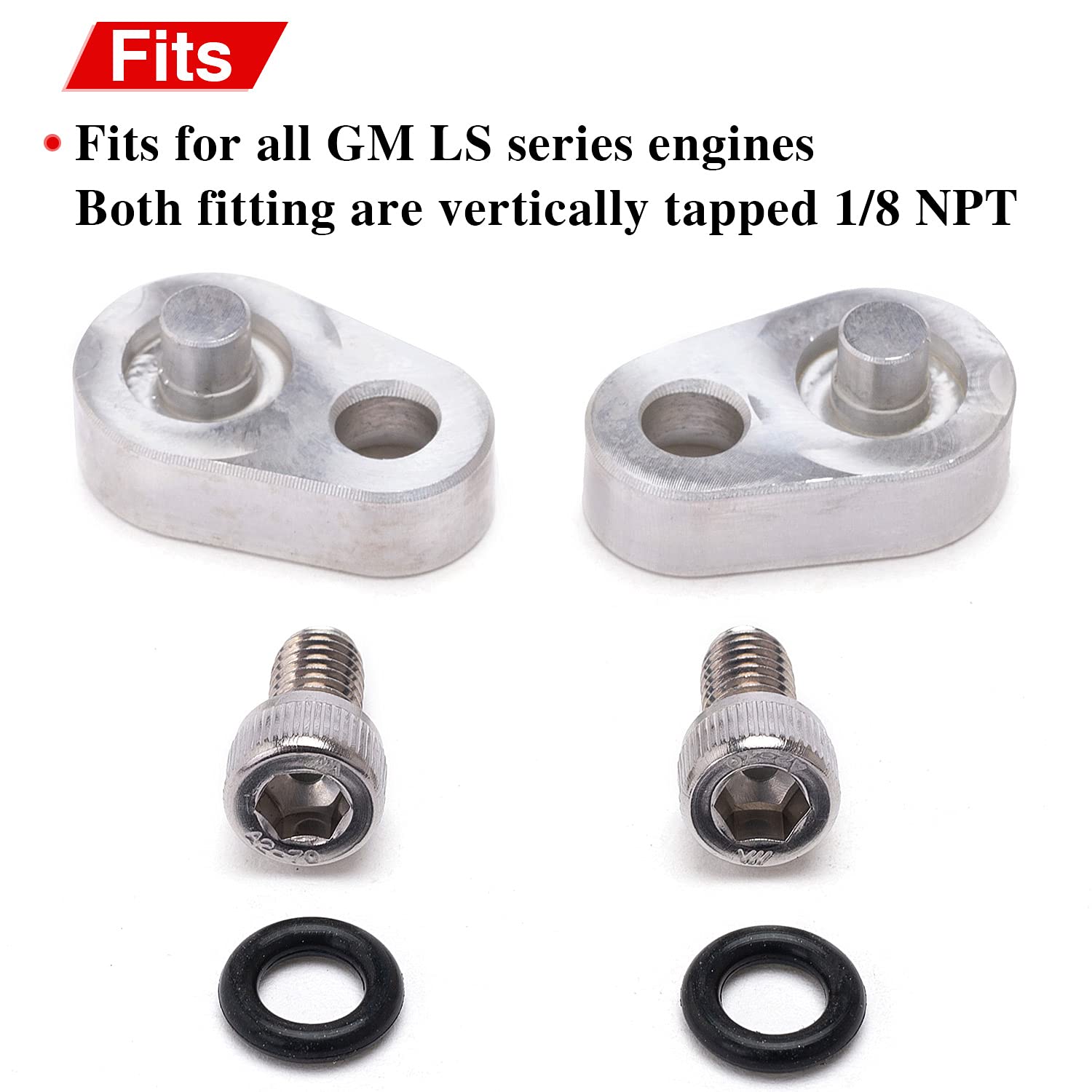 Rjsphh Ls Steam Vent Coolant Crossover Ls Throttle Body Bypass Cylinder Head Coolant System Air Blead Plug Plates Billet Compatible With Chevy Lsx Ls1 Ls3 Ls2 Lq4 Lq9 Ls6 L92 L99 L33 Lr4 Lm7