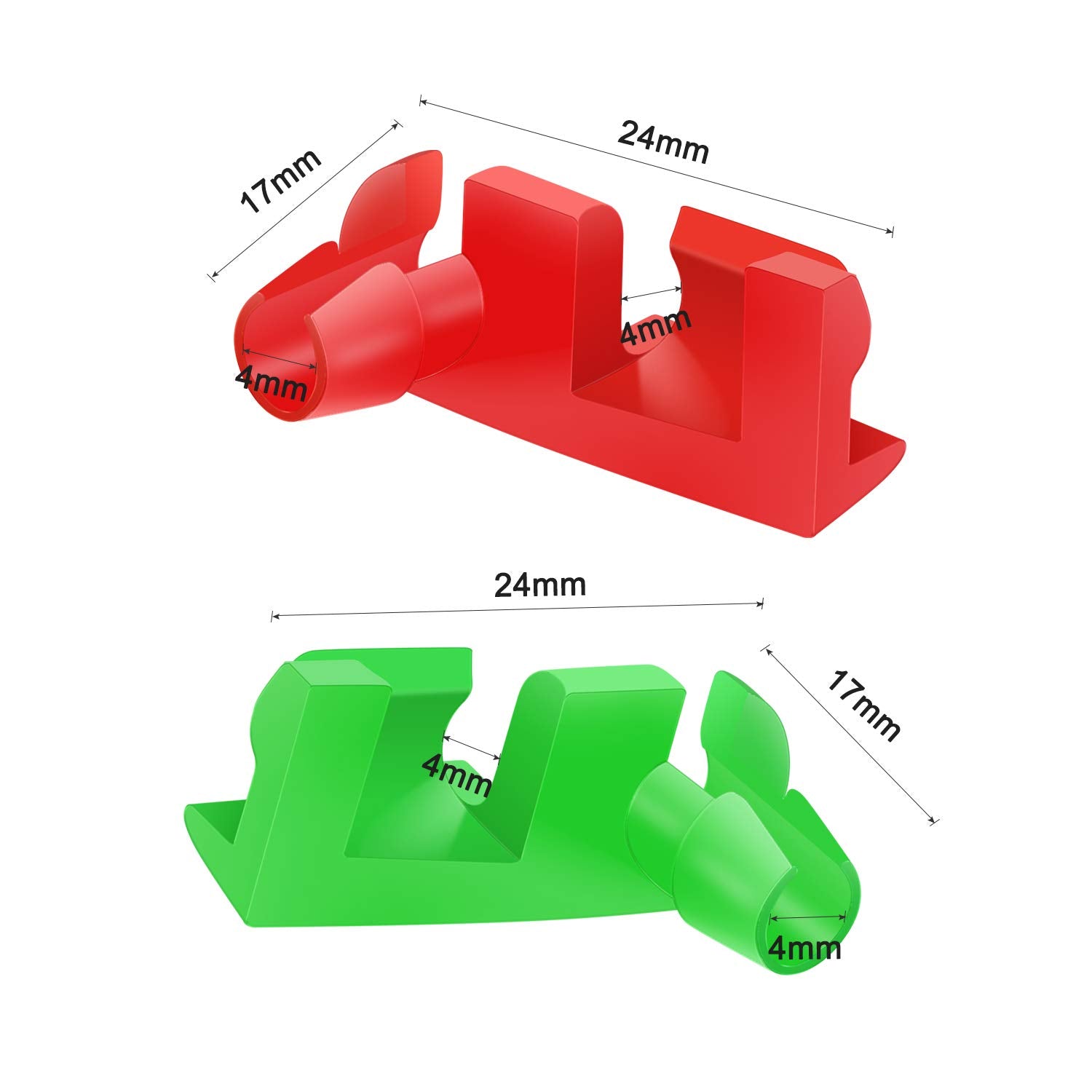 Gooacc 1999-2007 Chevy Silverado Gmc Sierra Tailgate Handle Rod Clip Left & Right Rod Retainer Clips, Oem Handle Replacement 5 P