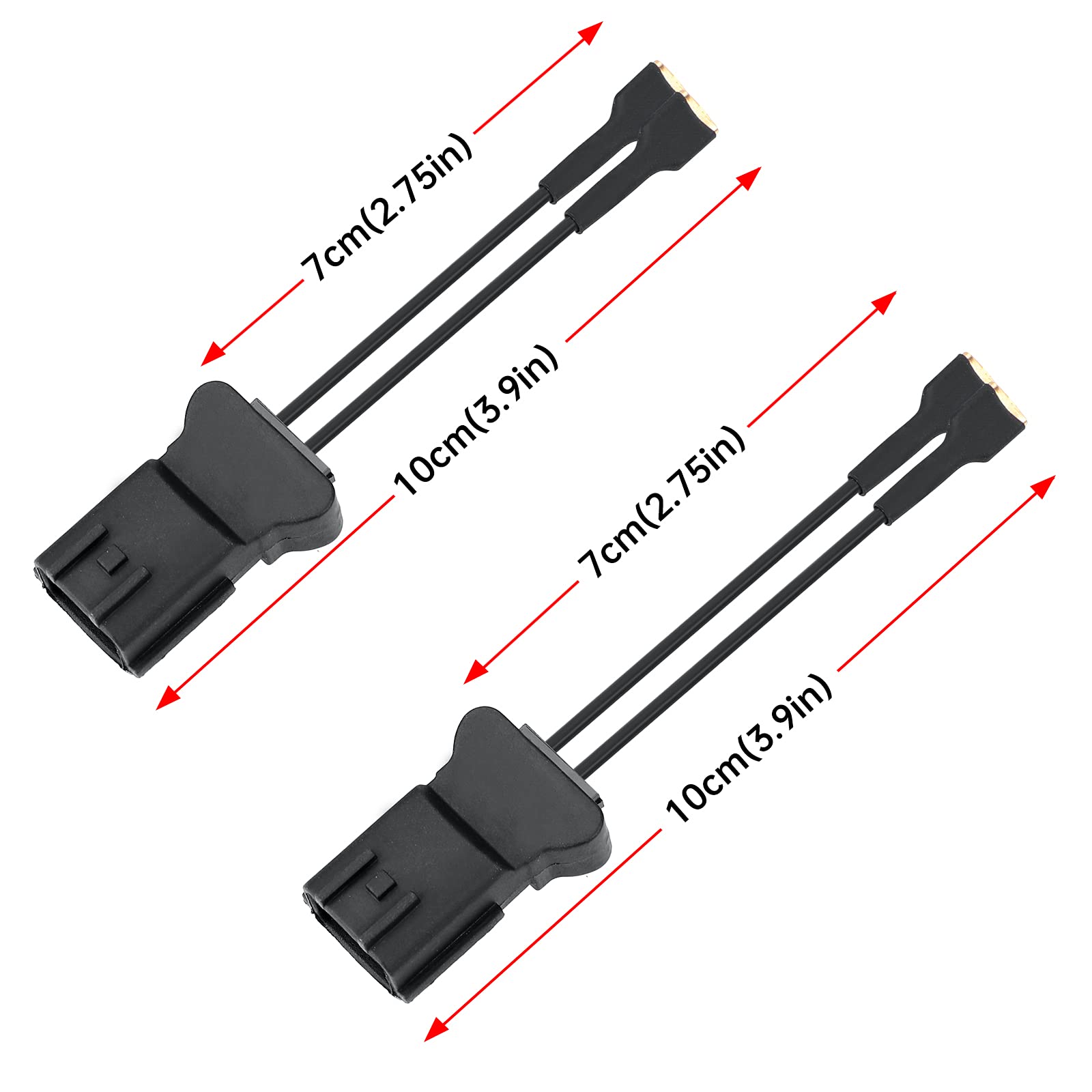 Seineca 2Pcs Car Horn Special Plug Compatible With Hyundai Horn Adapter Wiring Harness Cable Car Horn Converter Wiring.