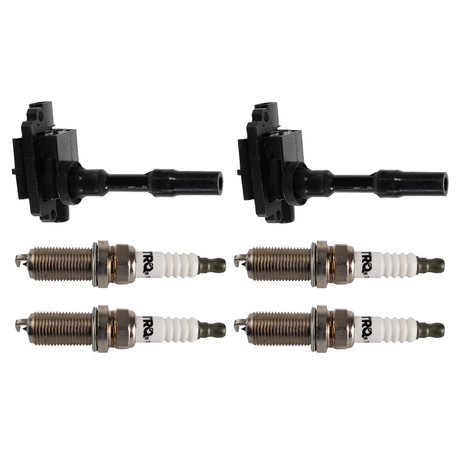 Trq Ignition Kit Ignition Coil Spark Plugs Compatible With 2000 Chevrolet Tracker