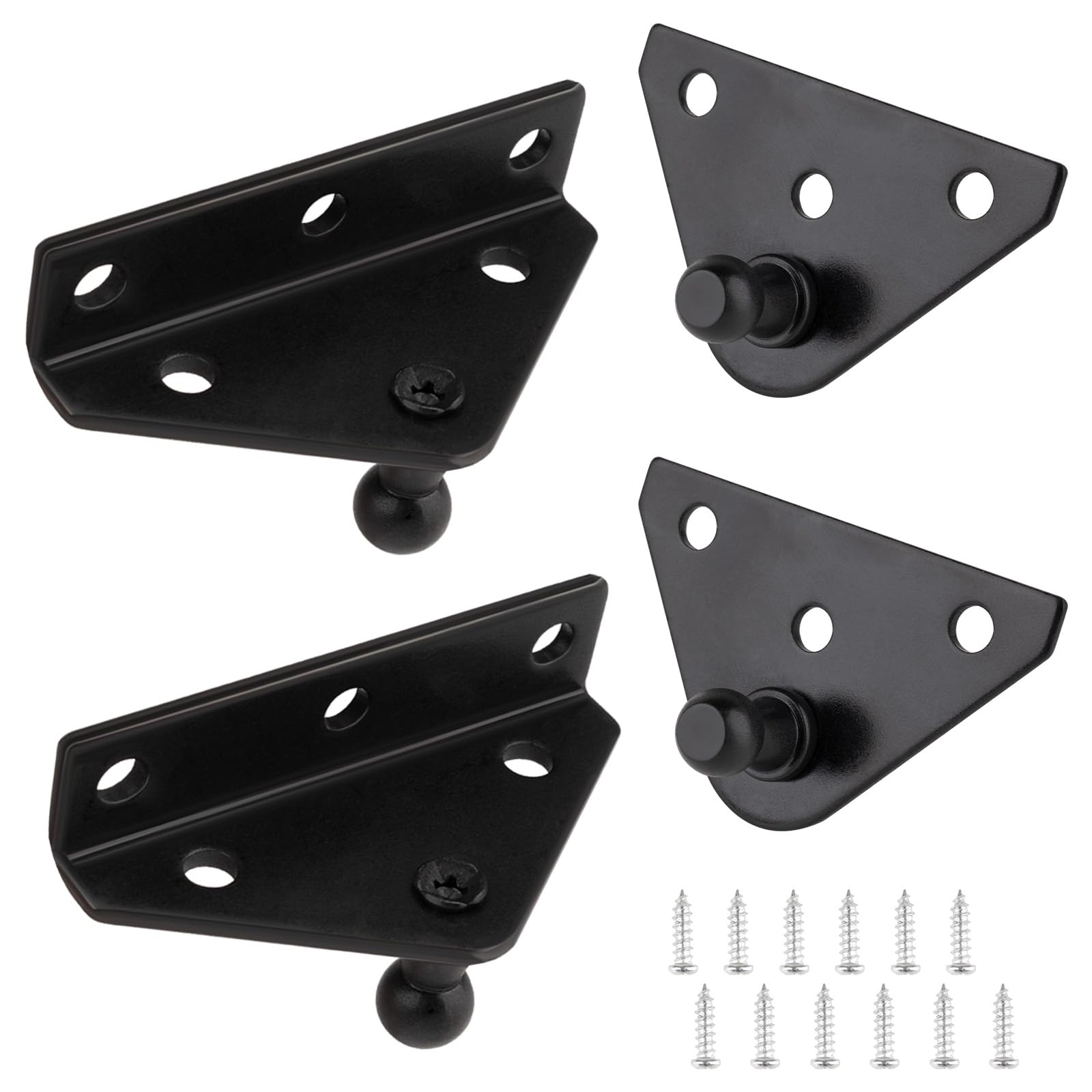 Ojtrtdr 10Mm Ball Stud Bracket, Gas Strut Mounting Brackets,Ball Stud Mounting Brackets For Lift Supports Shocks Spring Prop, Ga