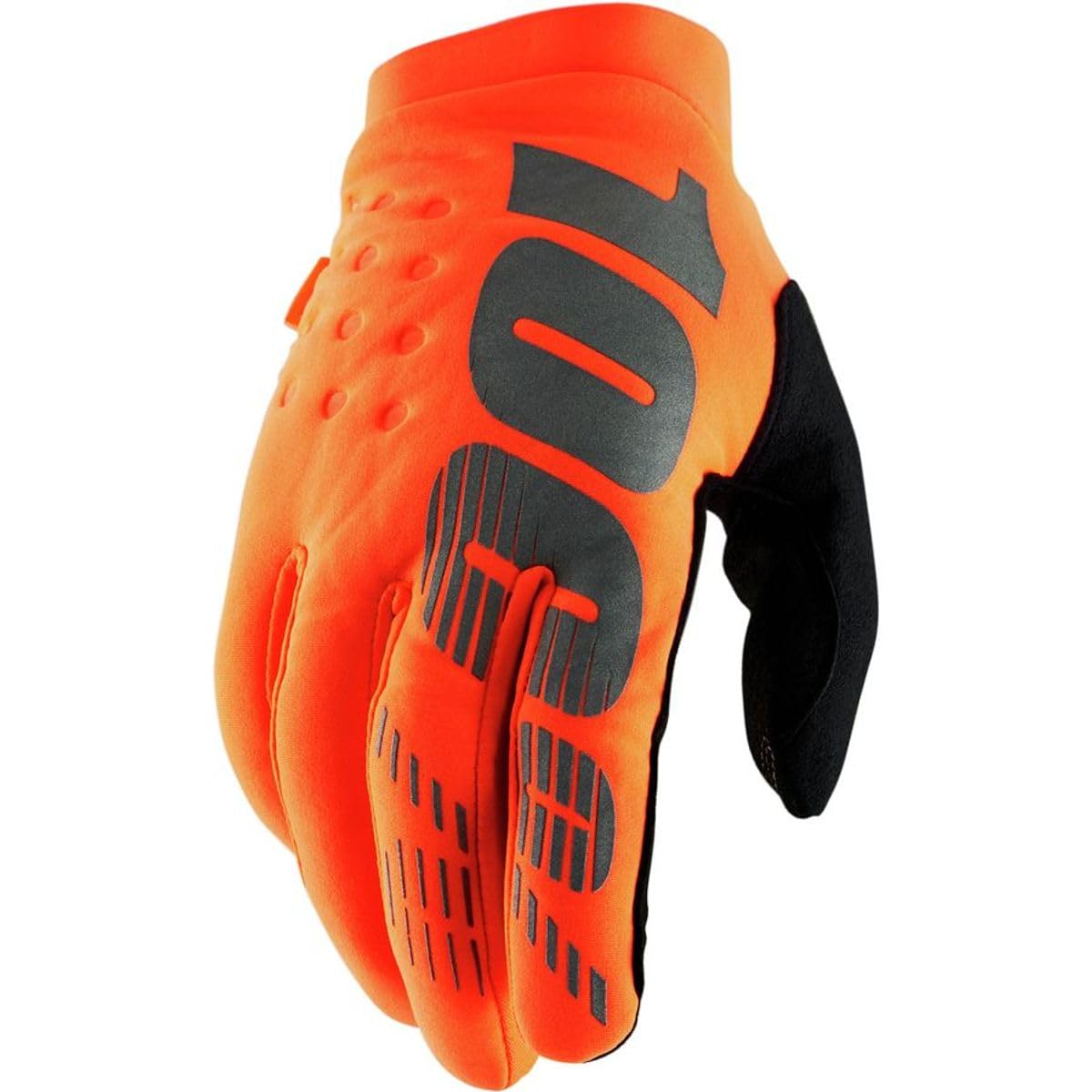 100% BRISKER Cold Weather Motocross & Mountain Bike Gloves - Warm Winter MTB & MX Powersport Racing Protective Gear