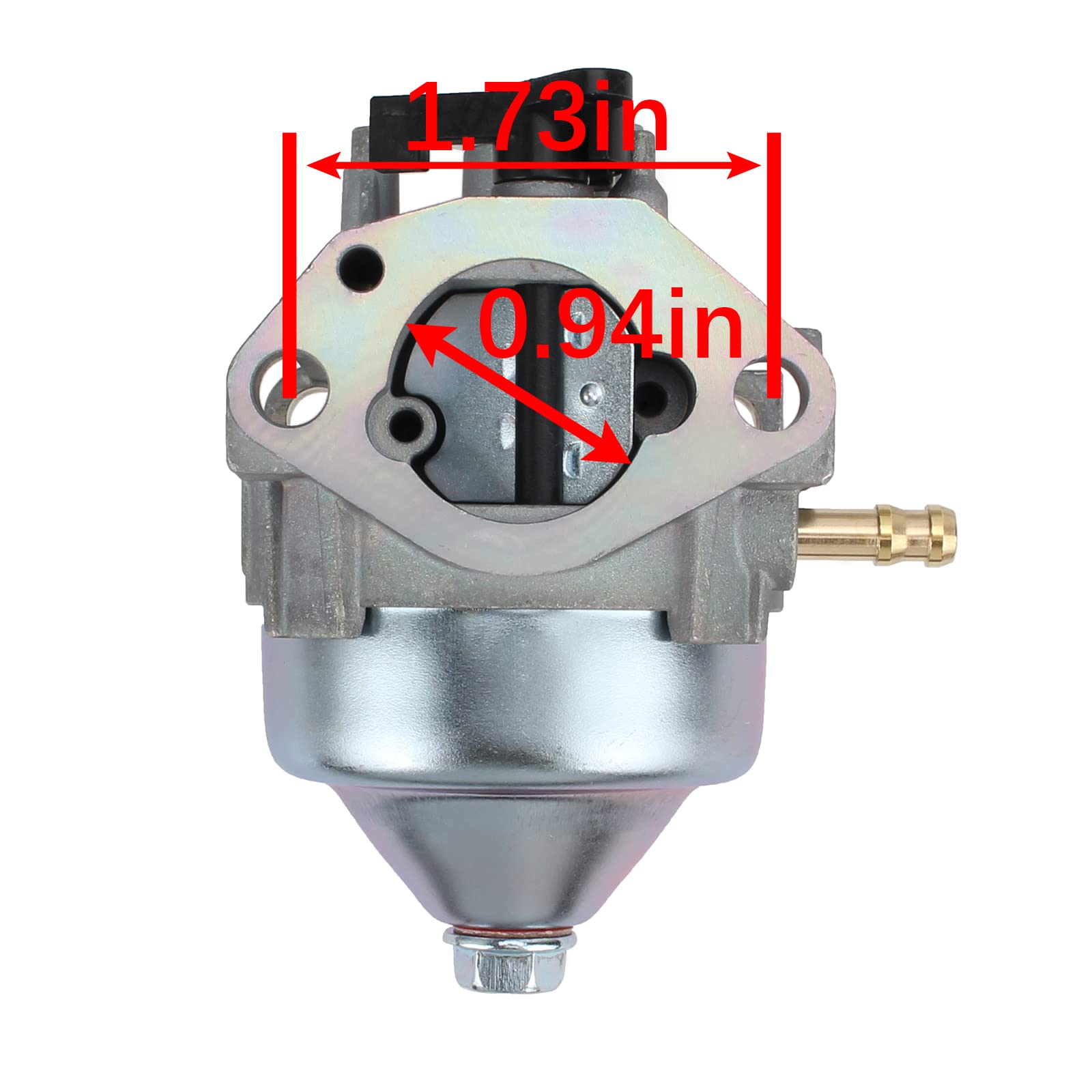 partszen Carburetor Assembly 16100-Z8B-911 H-onda GCV140 GCV160 GCV190 GC140 GC160 GC190 Push Pull Chock Carburetor with Fuel Li