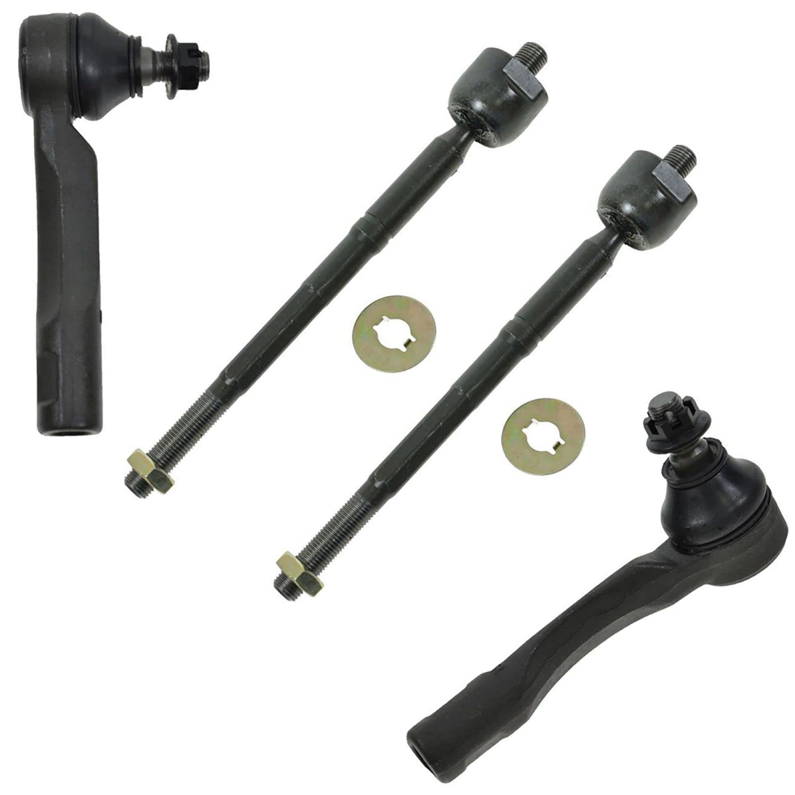 Trq Front Inner And Outer Tie Rod Set Compatible With 2001-2005 Lexus Is300