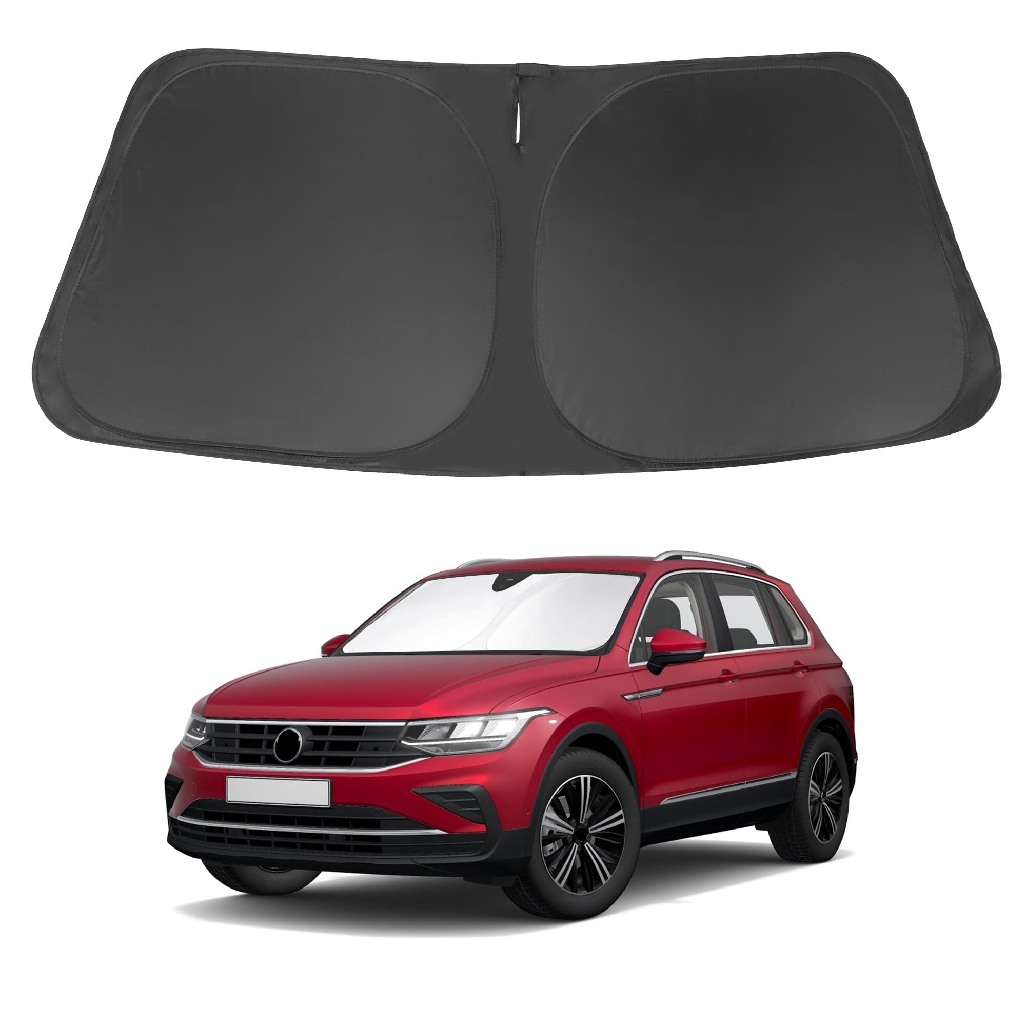 Windshield Sun Shade Fit For 2018-2023 Volkswagen Vw Tiguan Accessories Window Sunshade Shield Sun Visor Heat Protection