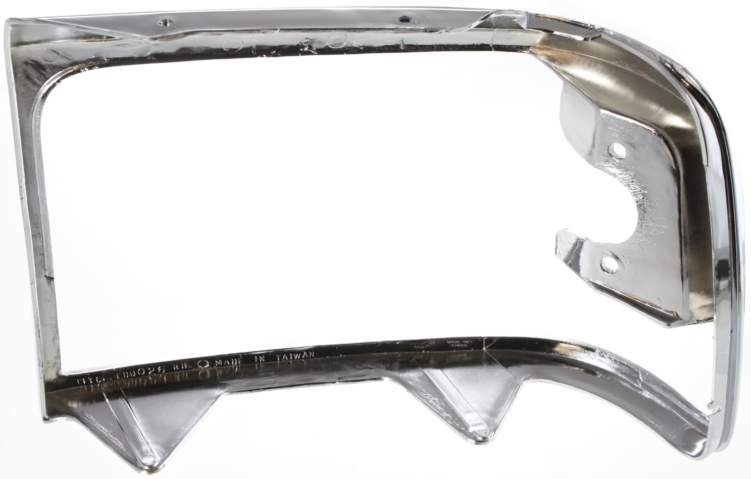 Evan Fischer Headlight Door Compatible with 1992-1997 Ford F-150, 1992-1997 Ford F-250 & 1992-1997 Ford F-350 Passenger Side Chrome