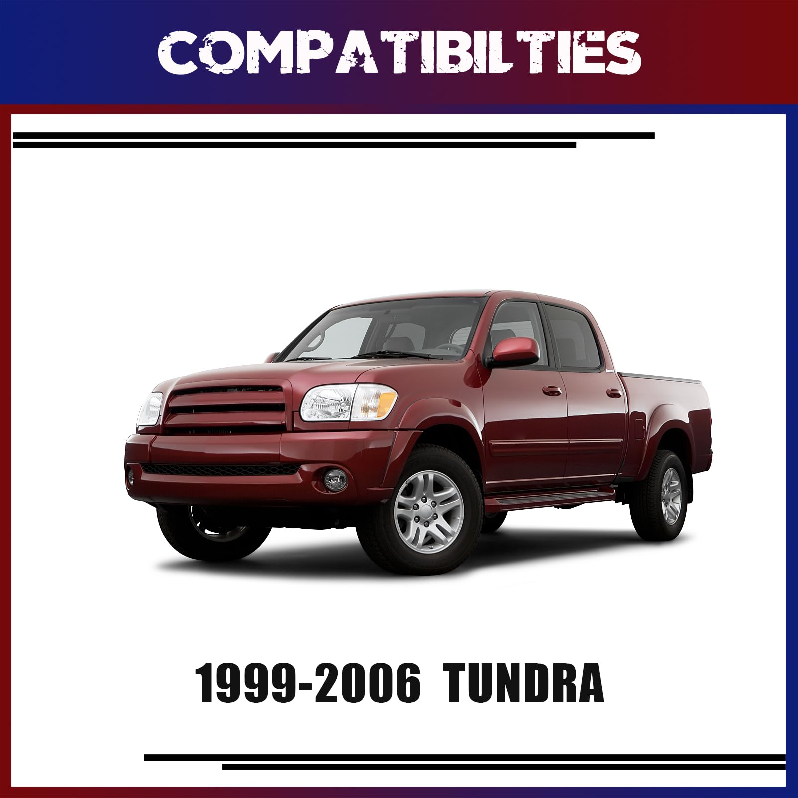 Flycle 2.5 Inch Front Leveling Lift Kits For 1999-2006 Tundra, 2'' Forged Front Strut Spacers Suitable For Tundra 1999-2006