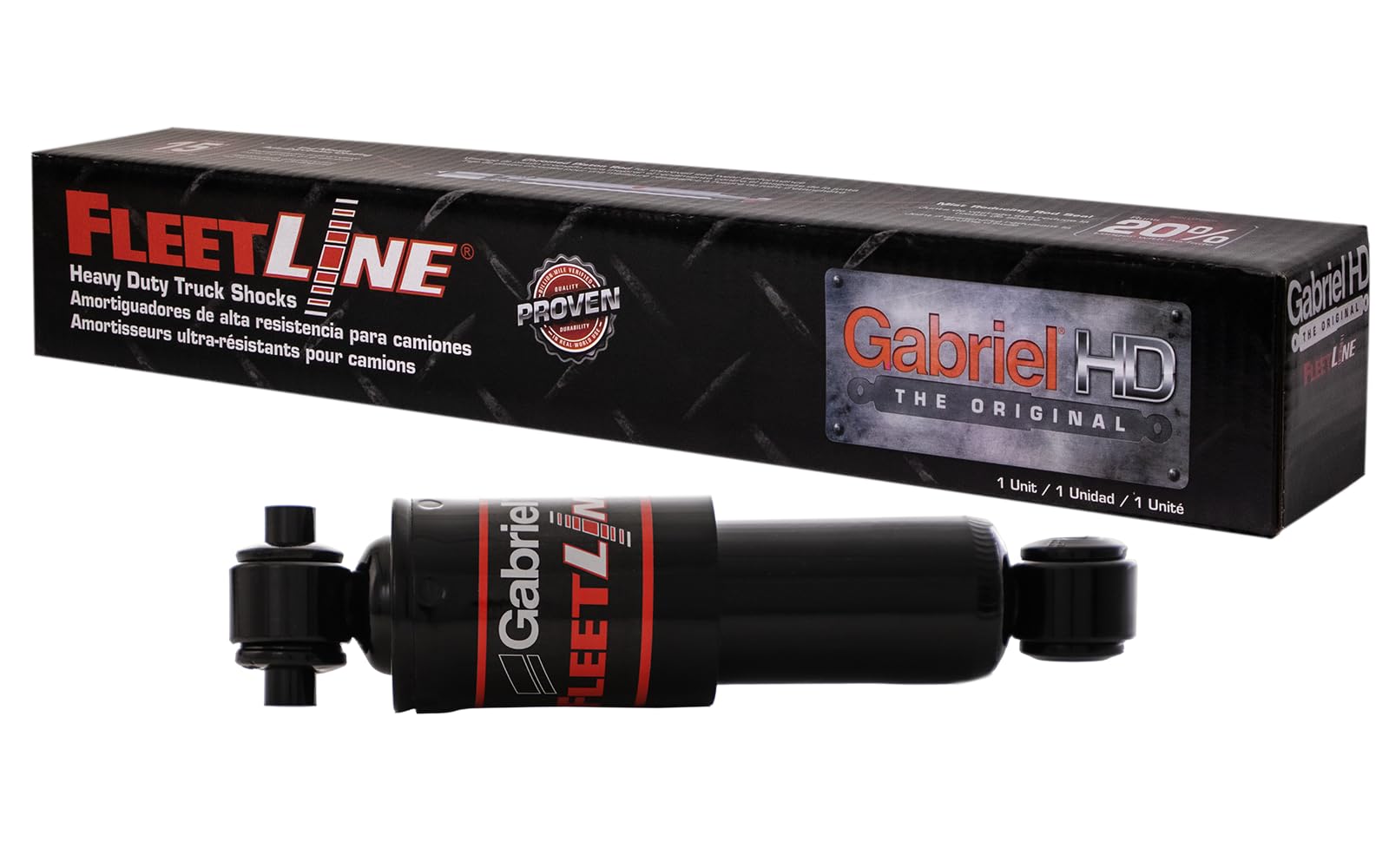 Gabriel 83047 Fleetline Heavy Duty Cab Shock Absorbers For Freightliner Century Class; 03-08 Fld112; 03-11 Fld120; Oem# 659125,