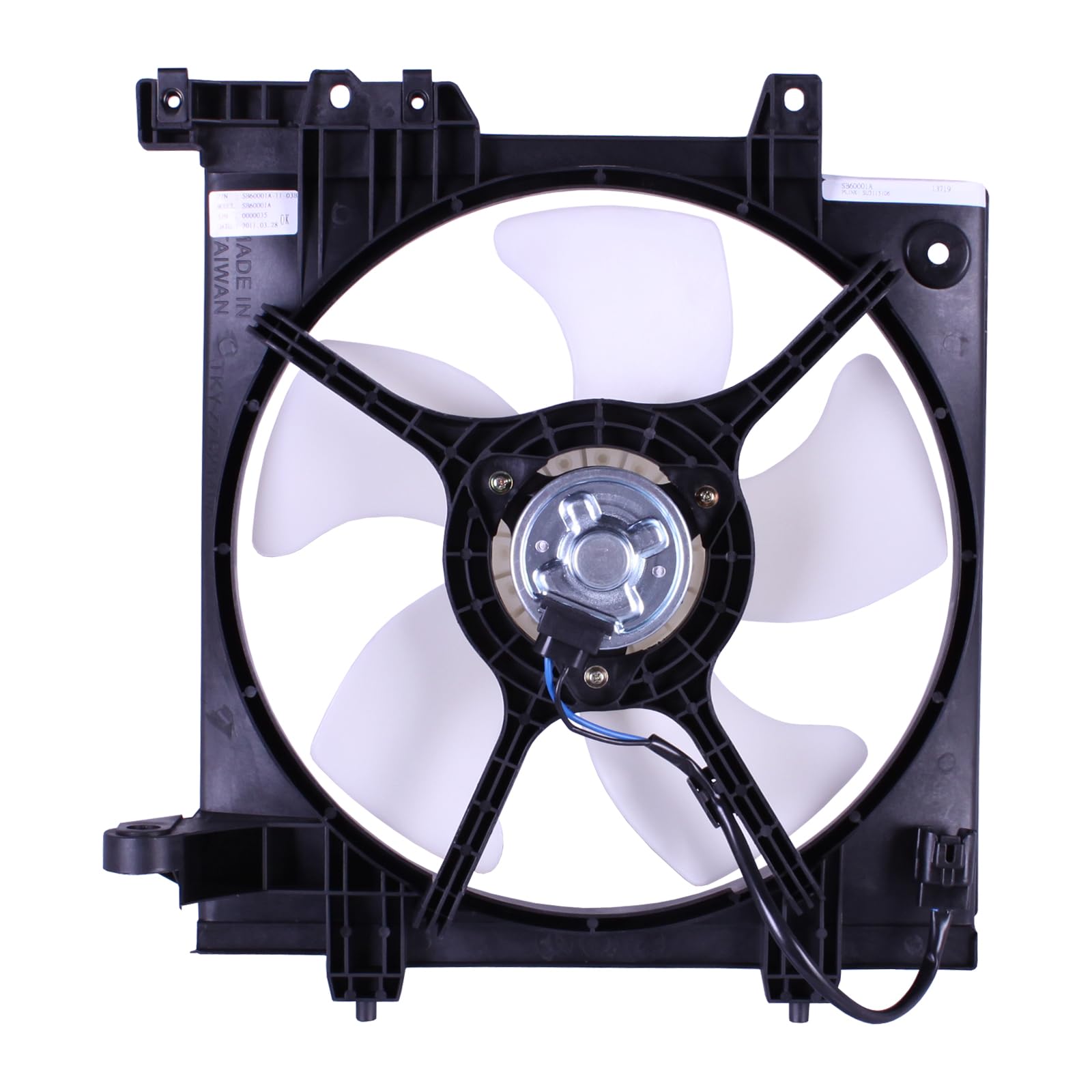 TYG Upgraded Cooling Fan Assembly for 2000-2004 Subaru Legacy/Outback 2.5L 4CYL, 2003-2006 Baja 2.5L Base, Sport Model | Racing-