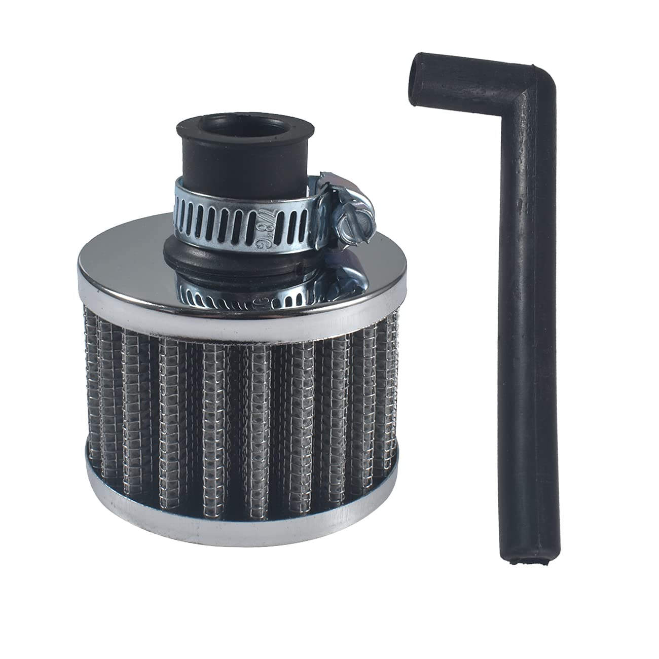 Predator 212cc 196cc 0.47'' Inlet (12mm) air filter Cylinder Head Cover Air filter for CT200U CT200U-EX Mini Bike Go kart MB200 