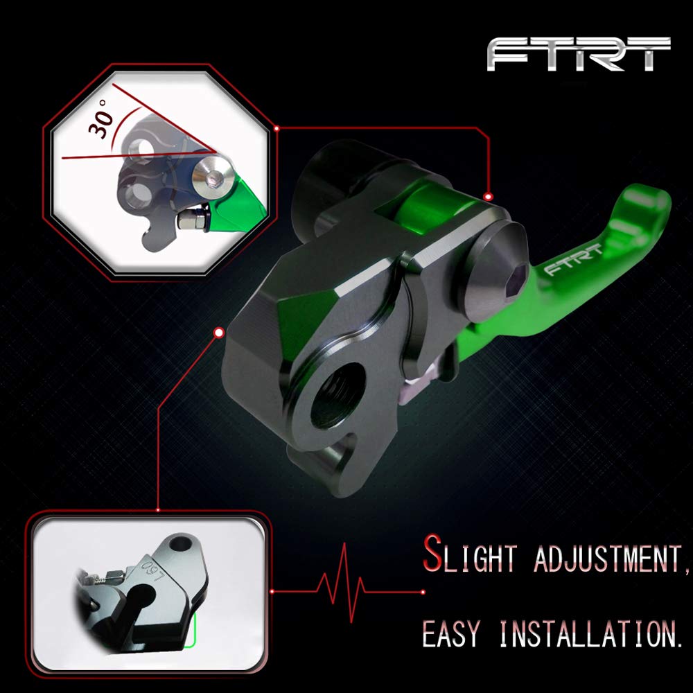 Ftrt Pivot Dirt Bike Brake Clutch Levers Compatible With Kx65 2000-2022; Kx85 01-22; Kx100 2001-2022, Kx125 00-05; Kx250 00-04;