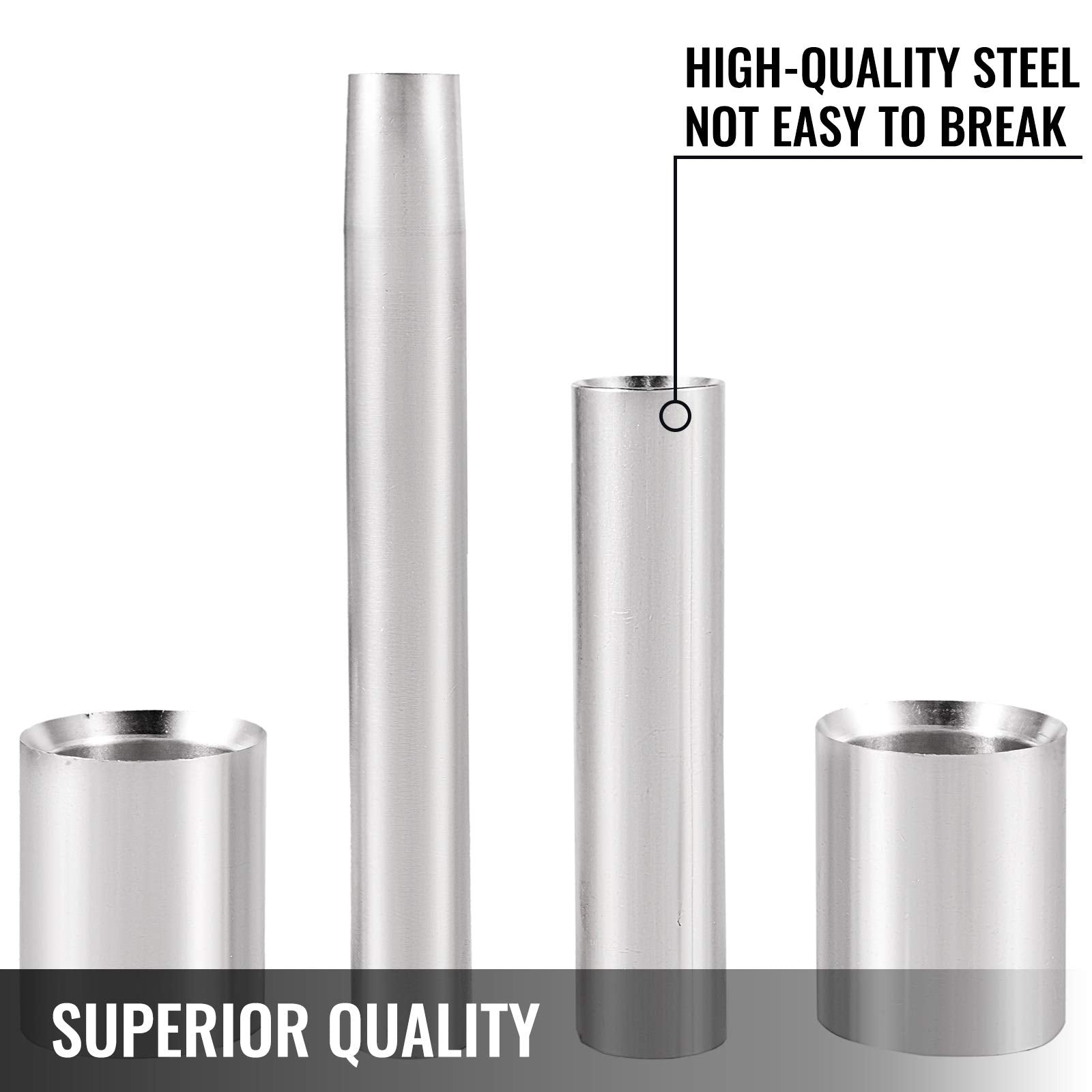 Vevor Turbine Shaft, 3Pcs Pump Stator Seal Ring Tool, 4L60E Transmission Seal Tool, Pump Stator Teflon Seal Ring Installer Kit, Fine Polinsed, Heavy Duty, For Thm700-R4 (Md8), 4L60, 4L60E, 4L70E