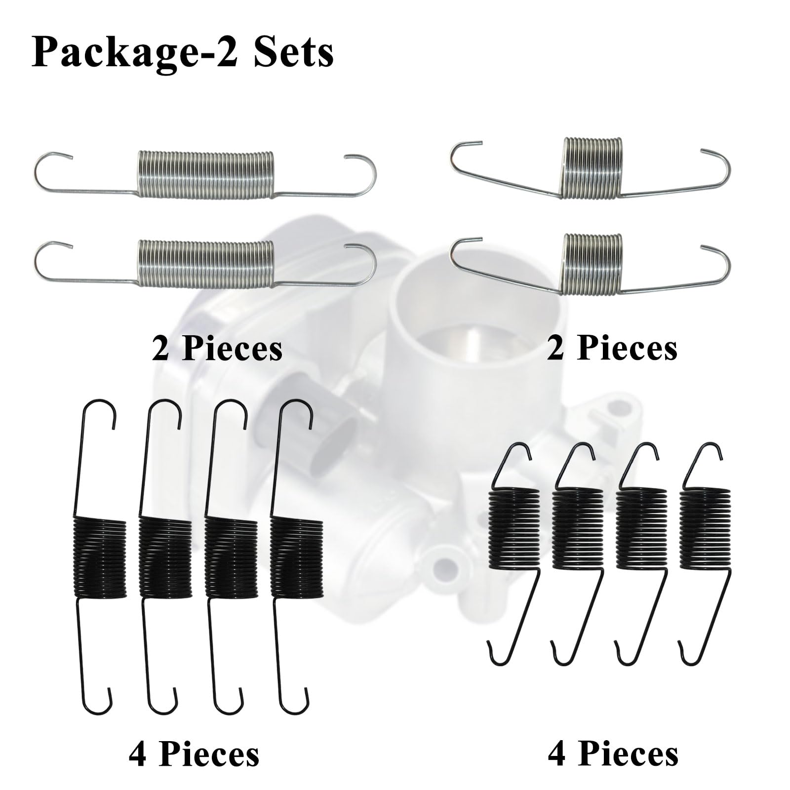 Zeiboat 2 Set 59207 Throttle Return Springs Replacement, 12 Pcs