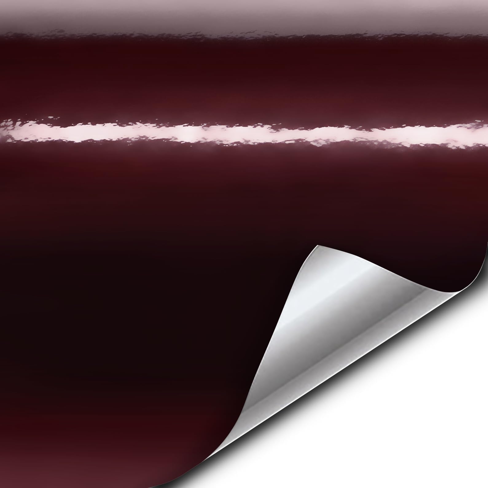 Vvivid+ Gloss Demon Black Premium Vinyl Wrap Film 1/2Ft X 5Ft