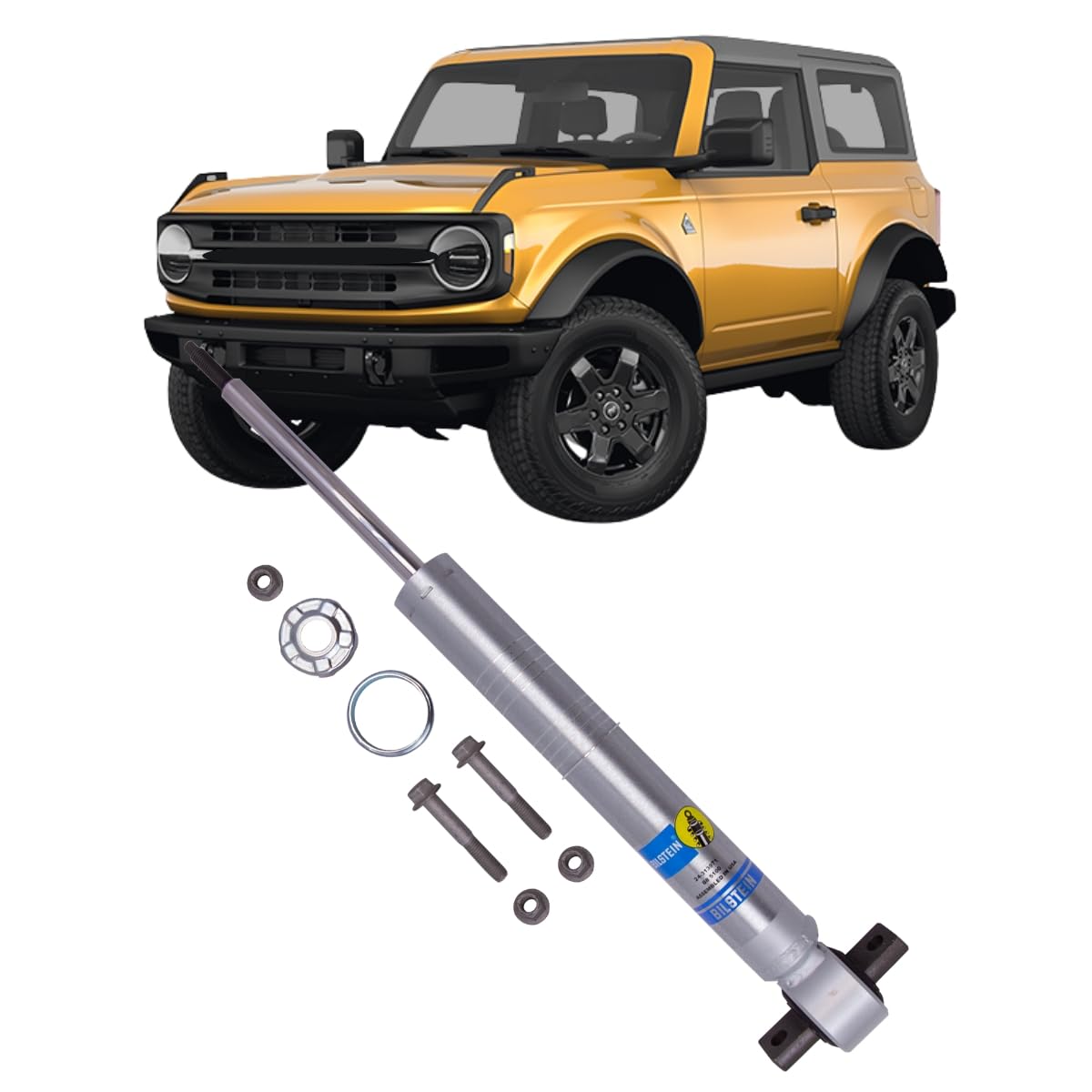 Bilstein 21-22 Ford Bronco 4 Door B8 5100 (Ride Height Adjustable) Monotube Shock Absorber - Front (24-313971)