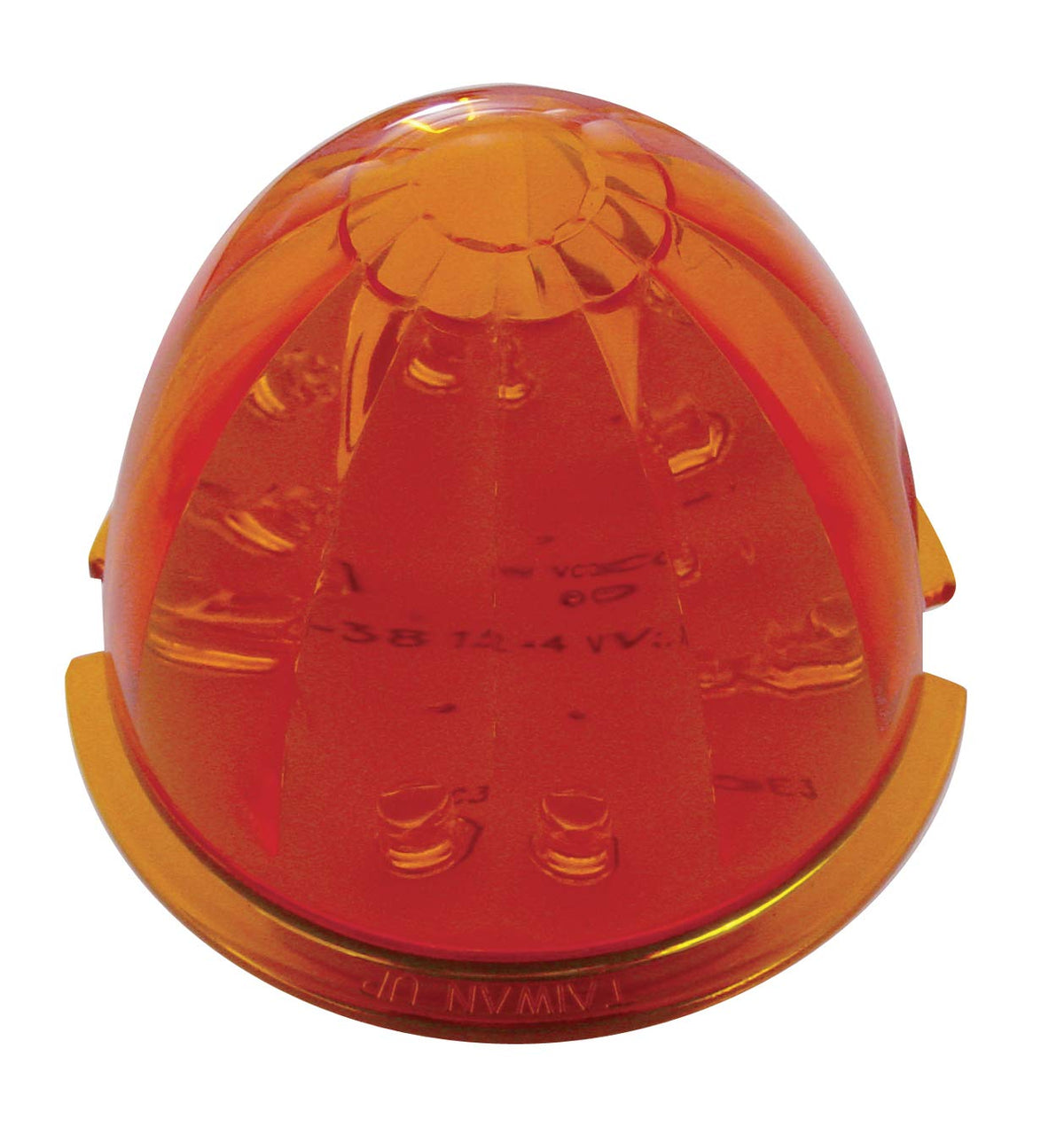 United Pacific 37595B 17 Led Watermelon Cab Light - Amber Led/Dark Amber Lens