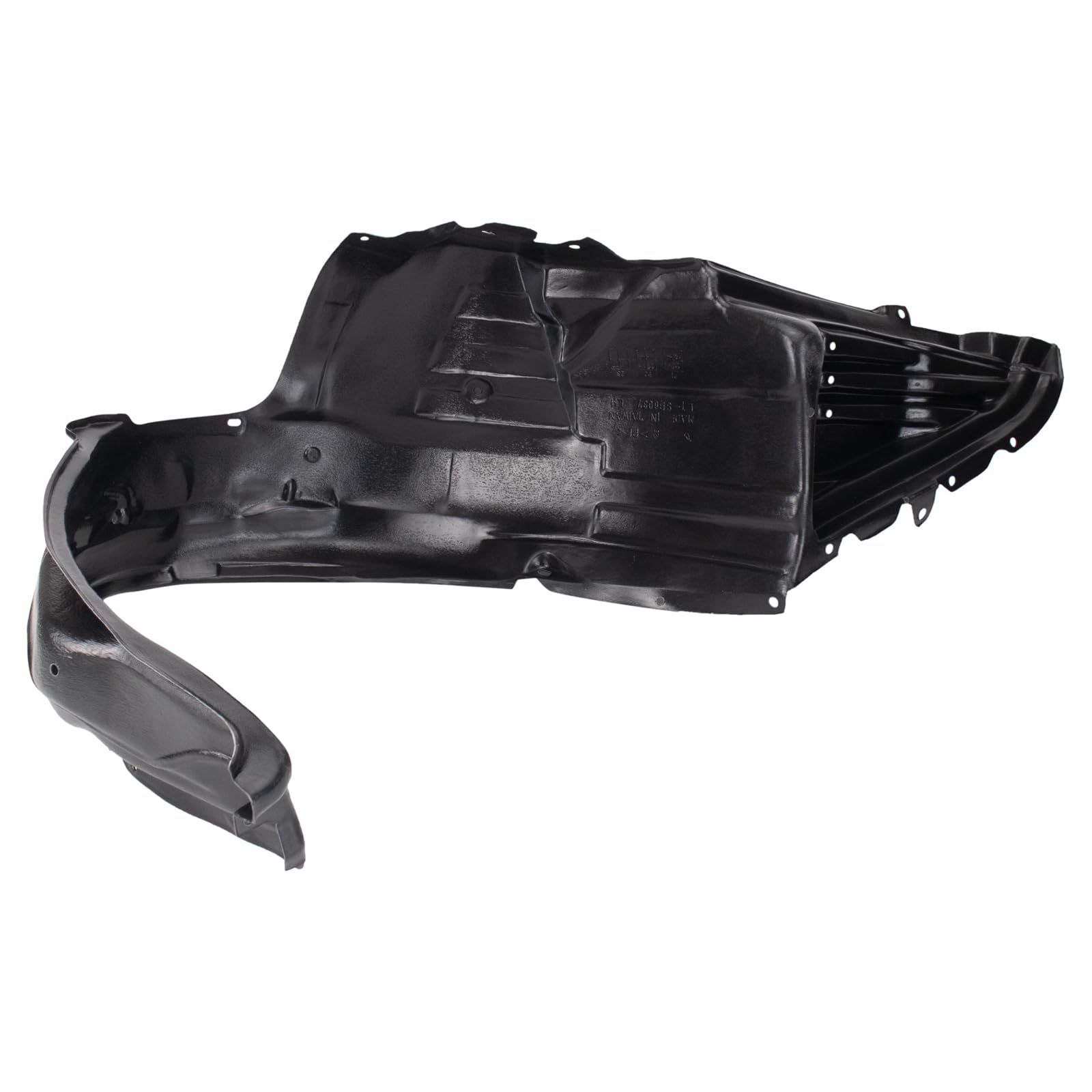 Trq Front Inner Fender Liner Set Compatible With 2008-2011 Subaru Impreza Su1248117 Su1249117