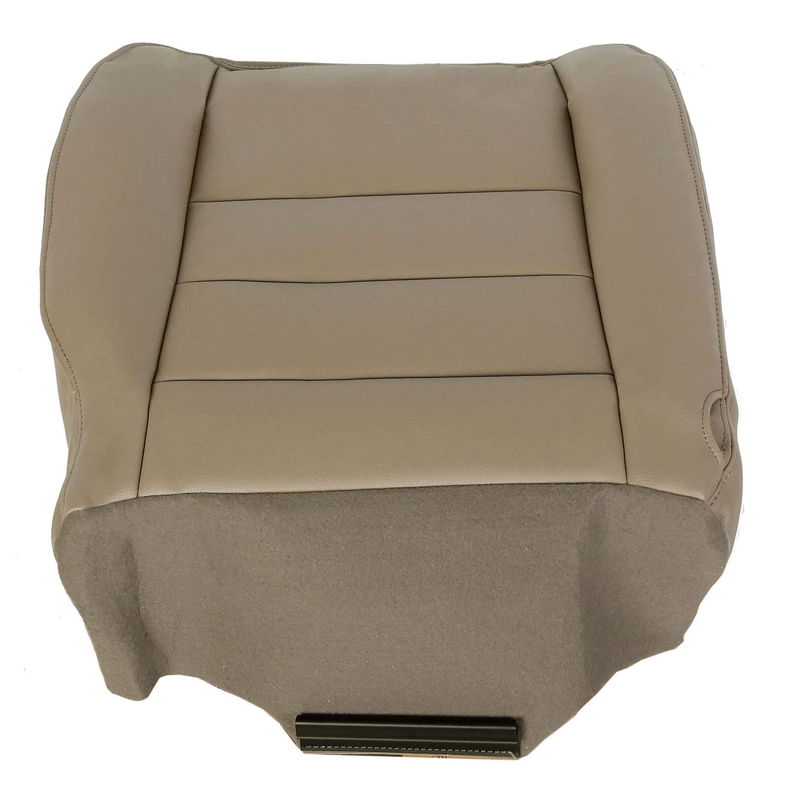 ECOTRIC Left Seat Cover Compatible with 2002-2007 Ford F250 F-350 Super Duty Lariat New Driver Seat Bottom Cushion Cover Replace