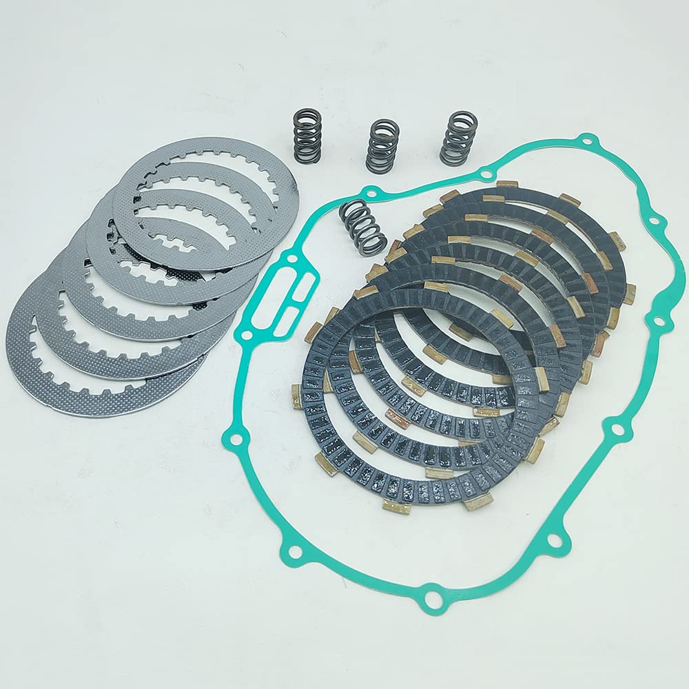 BIGLKNM Clutch Kit Friction Plates & Heavy Duty Springs Gasket Compatible for Honda Sportrax 300 TRX300EX 1993-2008 TRX300X 2x4