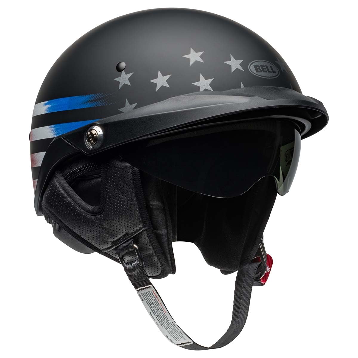 Bell Pit Boss Helmet (Matte Banner Black/Red - Medium)