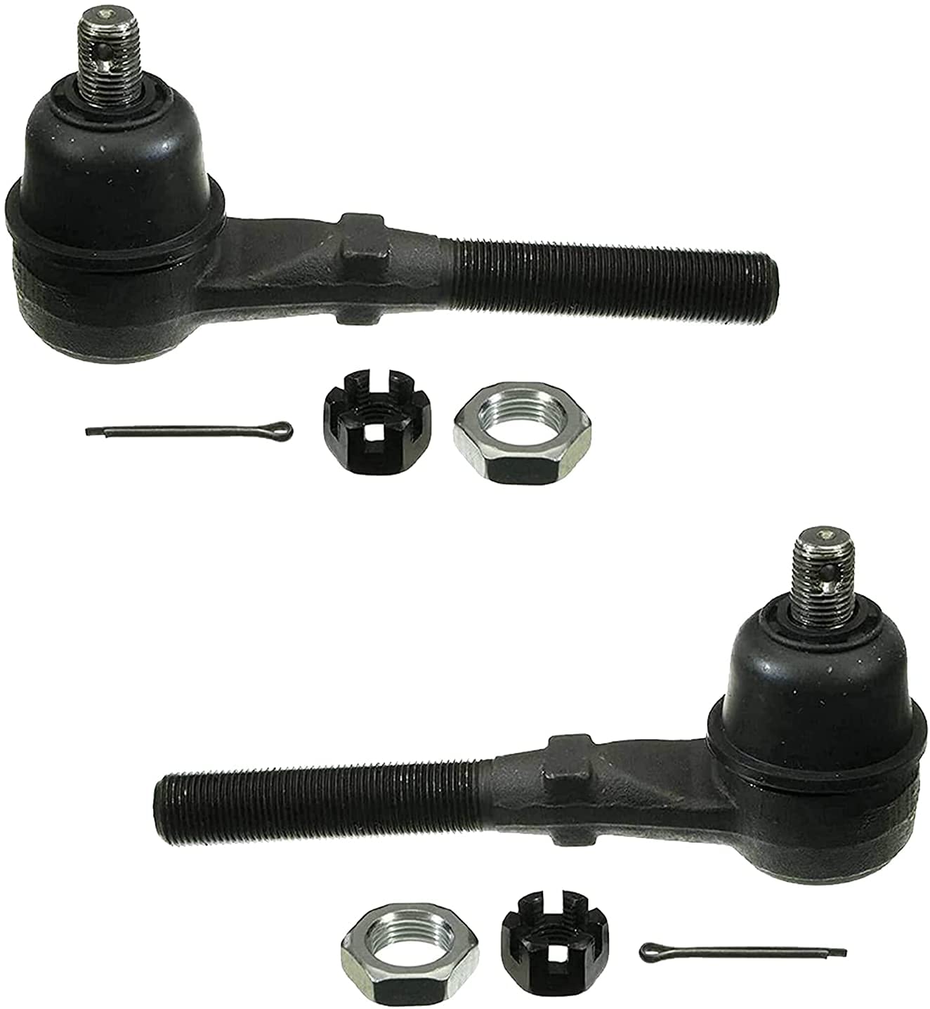 Detroit Axle - 4WD Front 4pc Tie Rods for Ford F-150 F-250 Expedition Lincoln Navigator, 4 Outer & Inner Tie Rod Ends Replacemen