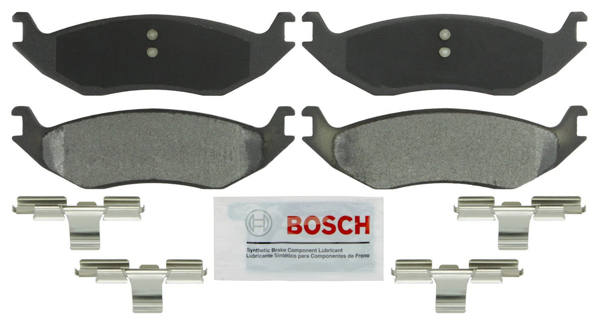BOSCH BSD967 Severe Duty Disc Brake Pad Set - Compatible With Select Chrysler Aspen; Dodge Durango, Ram 1500, Ram 1500 Van; Ram 