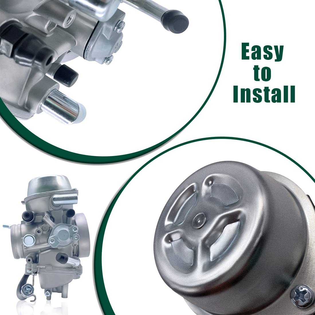 YFM600 Carburetor Kit for Yamaha Grizzly 600/660 with Fuel Switch Valve by Aniro Moto - High Performance ATV Carb Parts