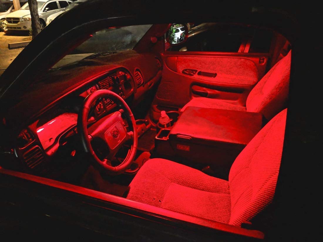 Brishine 194 Led Bulbs Extremely Bright Brilliant Red 5630 Chipsets 168 2825 175 T10 W5W Led Replacement Bulbs For Interior Map