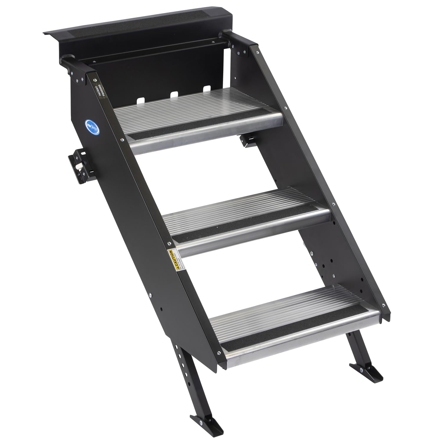 Morryde Stp-209 Stepabove Fold-Up Rv Entry Step - 3-Step (8' Step Rise), Fits 30' To 32' Door Width