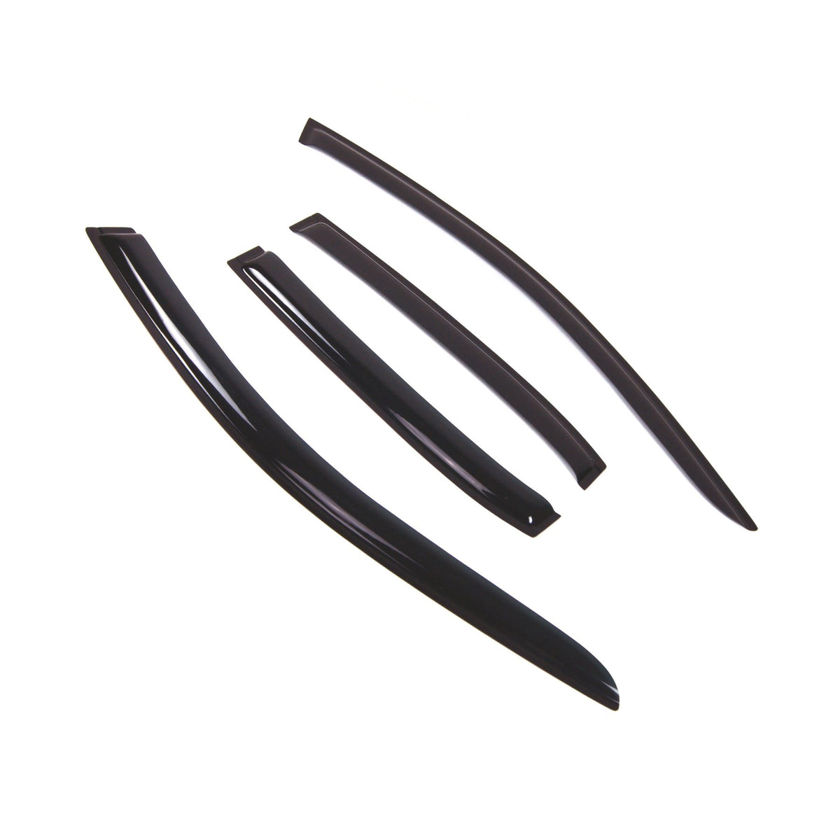 Tuningpros Outside Mount Window Vent Visors Rain Guards Compatible With Ford Taurus 2010-2016 | Side Window Wind Deflectors Rain