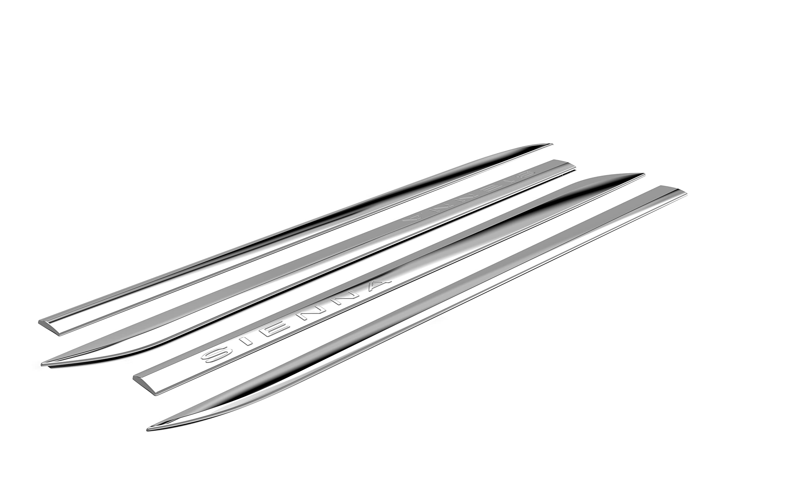 Jmtaat Chrome Outside Door Side Molding Trim Body Compatible With 2011-2020 Toyota Sienna