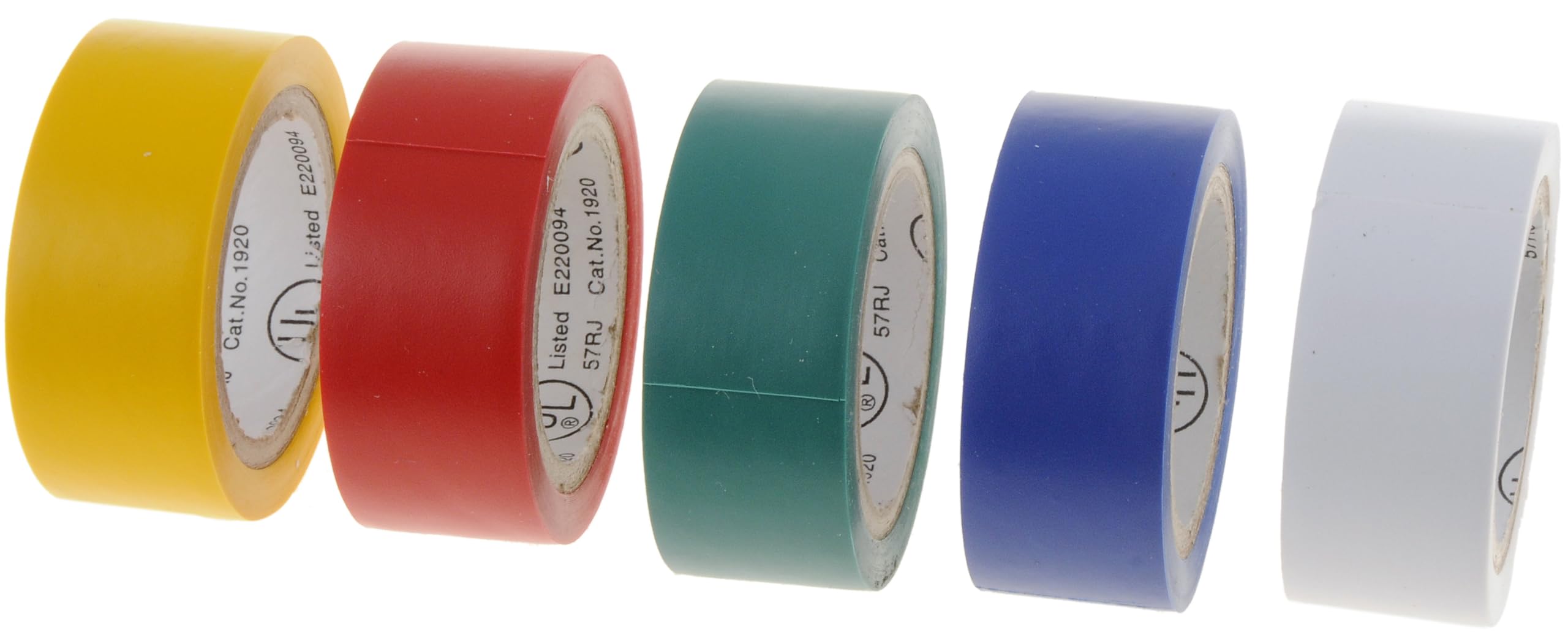 Dorman 85294 12 Ft Multi-Color Pvc Electrical Tape Assortment, 5 Piece Universal Fit