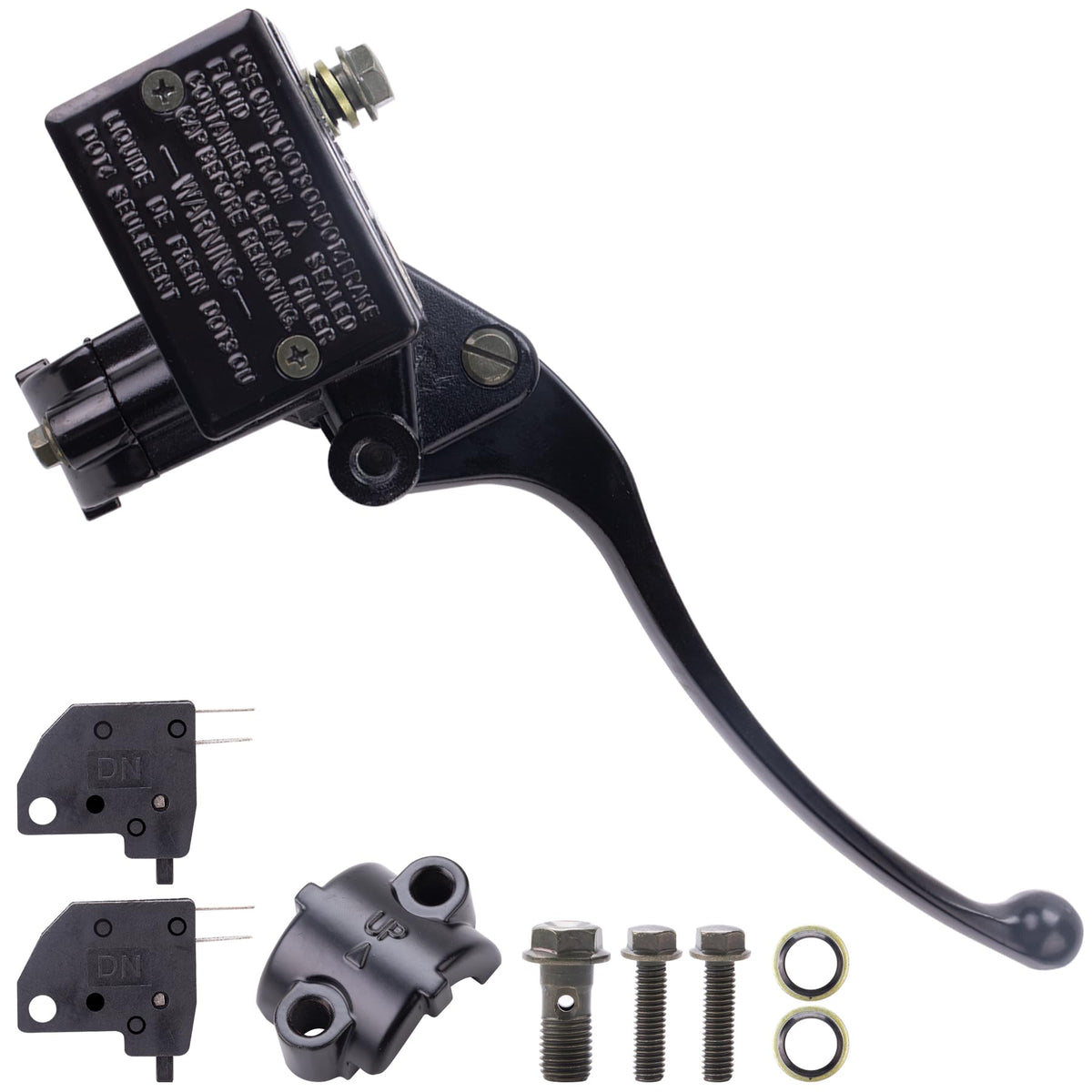 Otohans Automotive Replacement 7/8' Brake Master Cylinder Reservoir For Honda Trx Trx250 Trx300 350 400 450 Rincon Cbr 750 Foreman 400 Rancher 400 500 Yamaha Kawasaki Suzuki Raptor