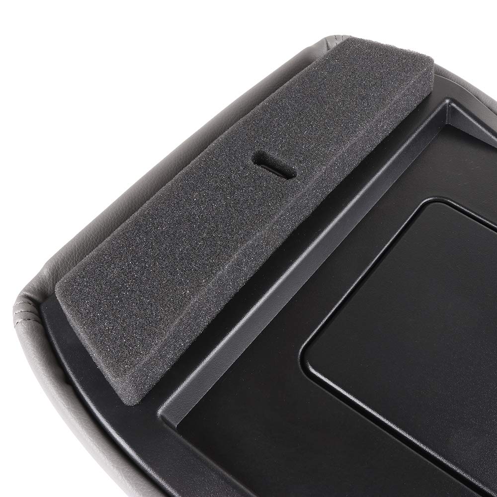 Ocpty Auto Center Console Lid Repair Kit For 2001 2002 2003 2004 2005 2006 2007 For Gmc Sierra For Silverado(Gray)