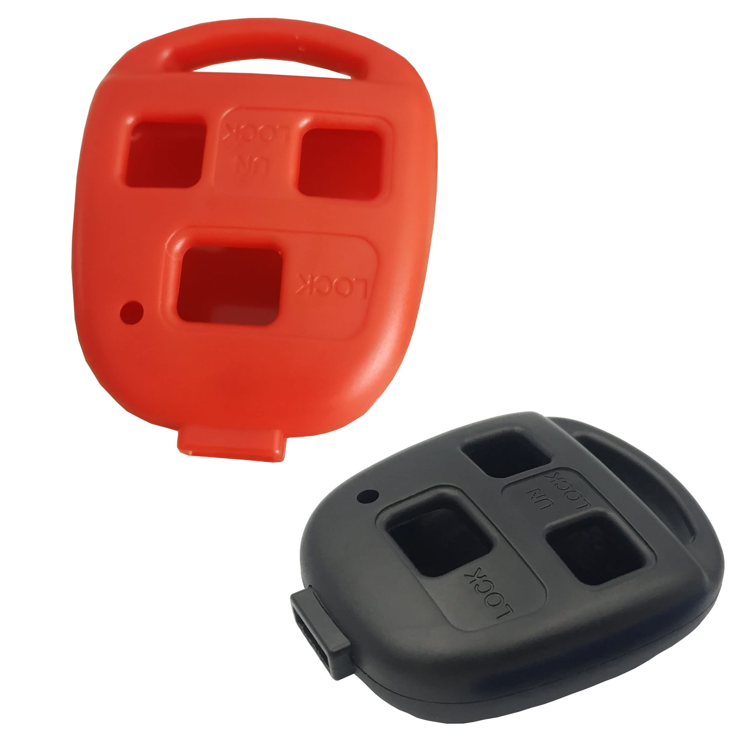 Qixiubia Replacement For Lexus Keys Keyless Entry Remote Housing Fit For Lexus Gs300 Gs400 Gs430 Gx470 Is300 Ls400 Ls430 Lx470 Rx300 Rx330 Rx350 Rx400H Rx450H Sc430 Key Fob Shell(2Pcs)