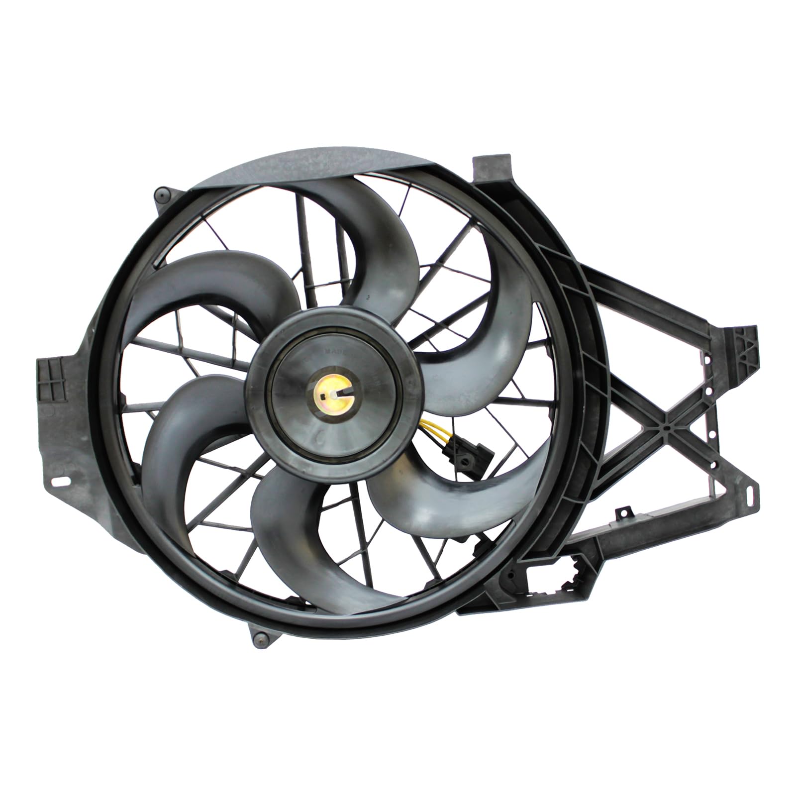 TYG Upgraded Cooling Fan Assembly for 1999-2004 Ford MUSTAND 3.8L | Racing-Level OE Replacement Engine Radiator for 3R3Z-8C607CA