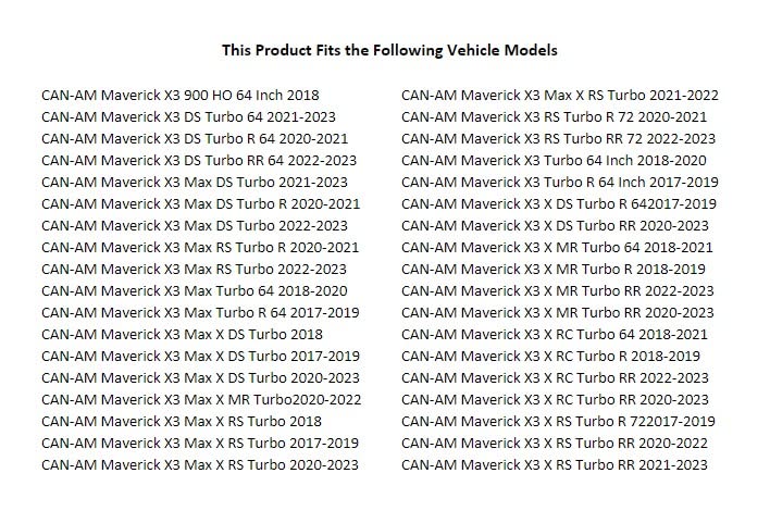 Tusk Can-Am X3 Door Bags For Can-Am Maverick