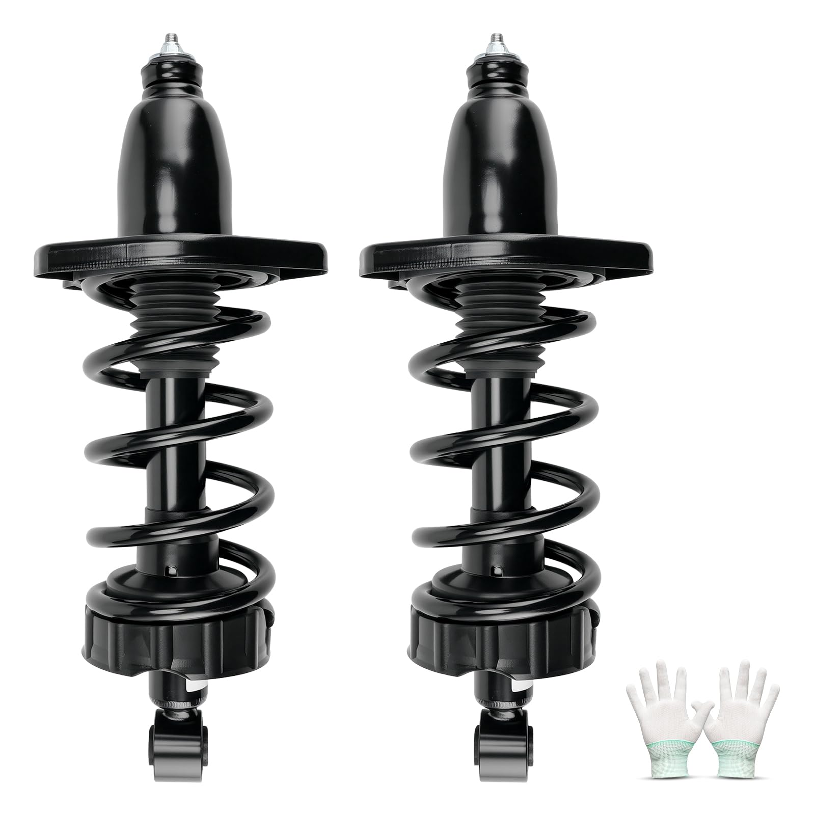 KAX Complete Struts w/Coil Springs Replacement Strut Shocks Assembly 172398L,172398R for Honda Ridgeline 2006-2014 Rear Suspensi