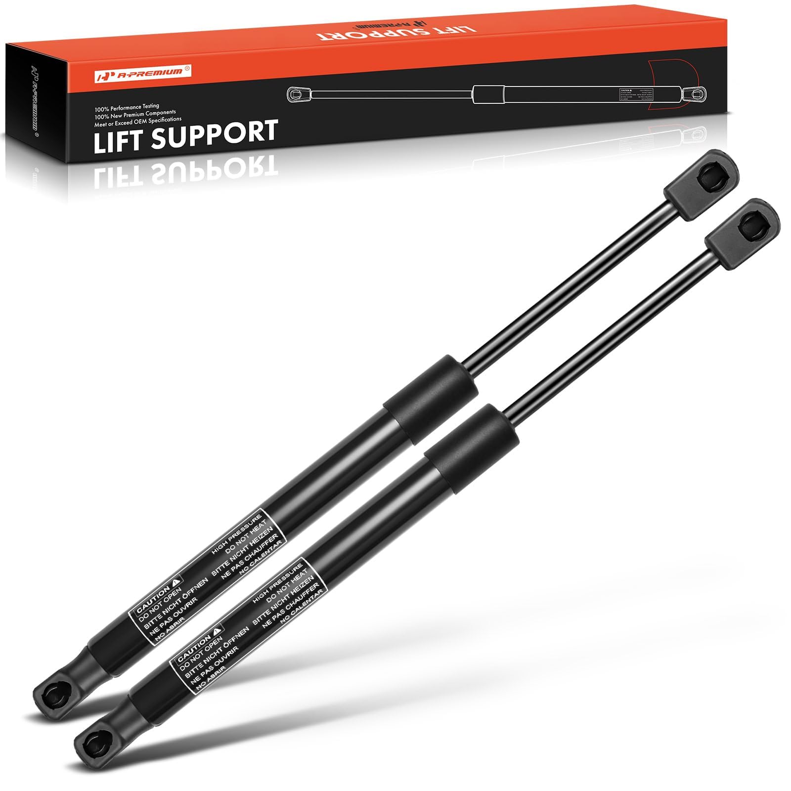 A-Premium Front Hood Lift Supports Compatible With Dodge Ram 1500 2500 3500 2009-2010 Ram 1500 2500 3500 2011-2017 Pickup 2-Pc