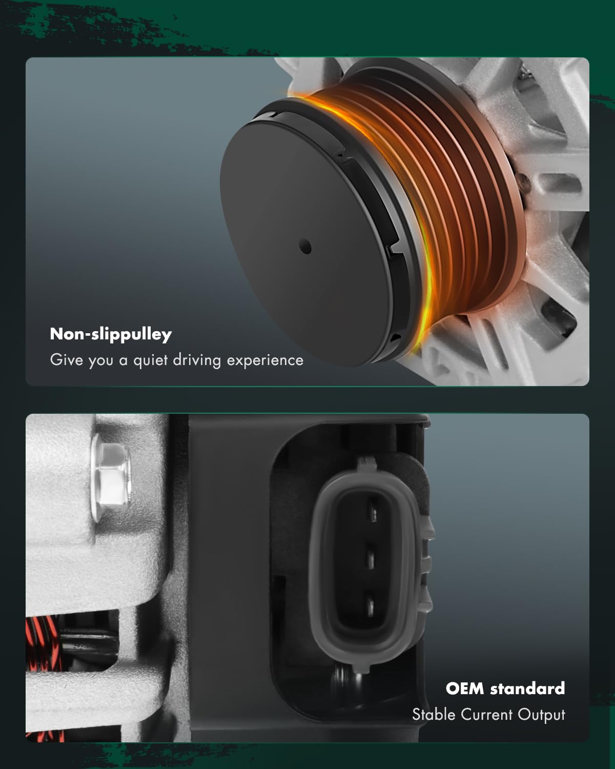 SCITOO Alternator 11258 Fit for Nissan for Altima 2007-2012, for Sentra 2007-2012, for Rogue 2011-2013, 2014 2015 Rogue Select L