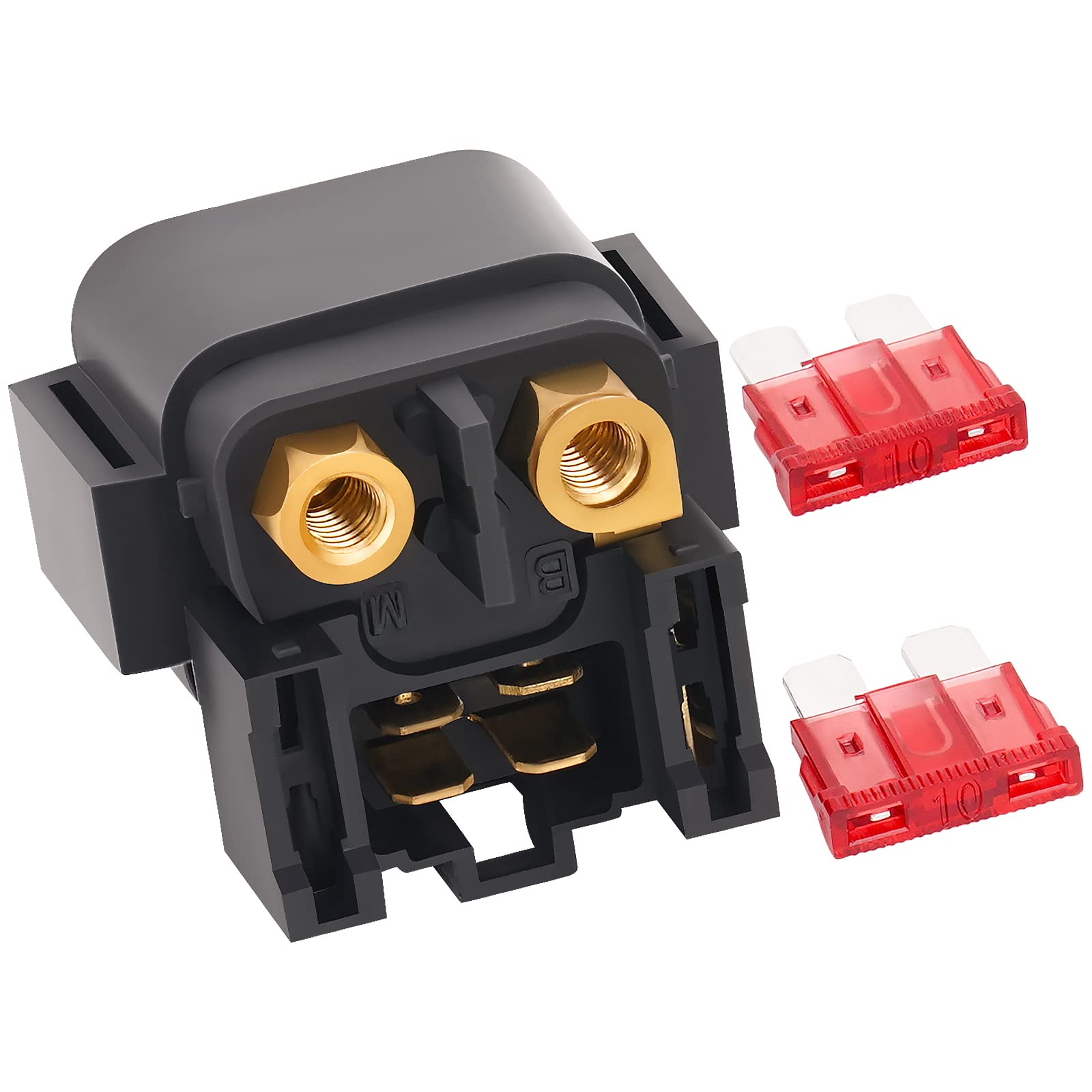 AHL Starter Solenoid Relay for Yamaha XVS650 V-Star 650 1998-2009/Big Bear 250 YFM250 2007 2008 2009 /Bear Tracker BearTracker 2