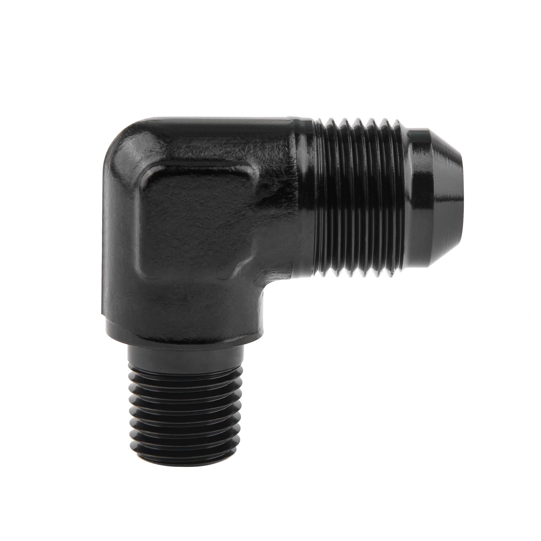 Evil Energy 8An To 1/4'' Npt Male 90 Degree Fitting Adapter Aluminum