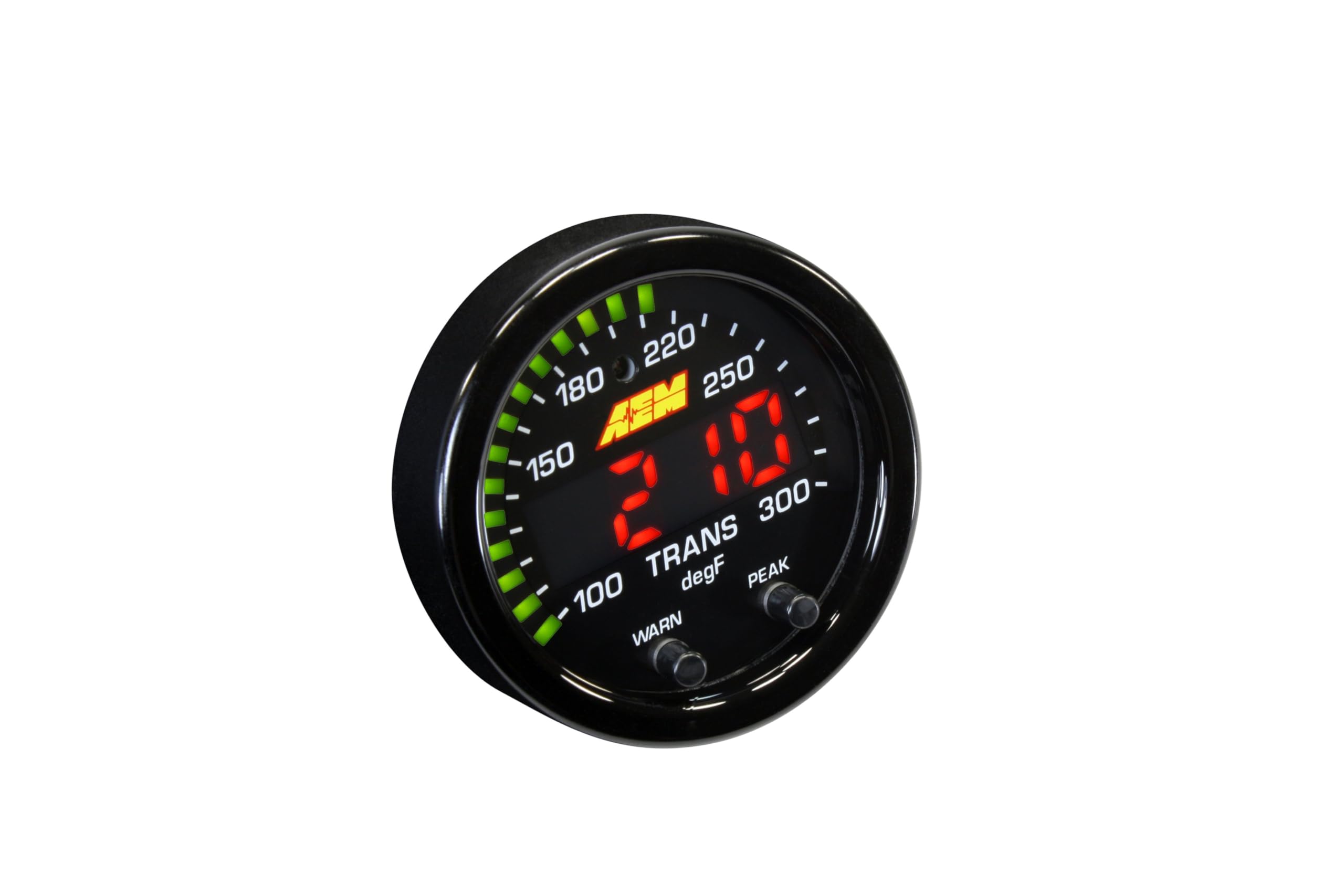 Aem 30-0302 X-Series Temperature Gauge, Black