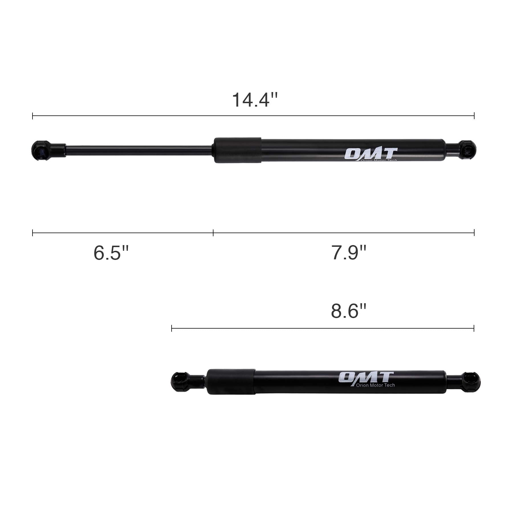 Orion Motor Tech Tailgate Assist for 15-23 Ford F150, Silver Lift Shock Accessory, Truck Tailgate Support System