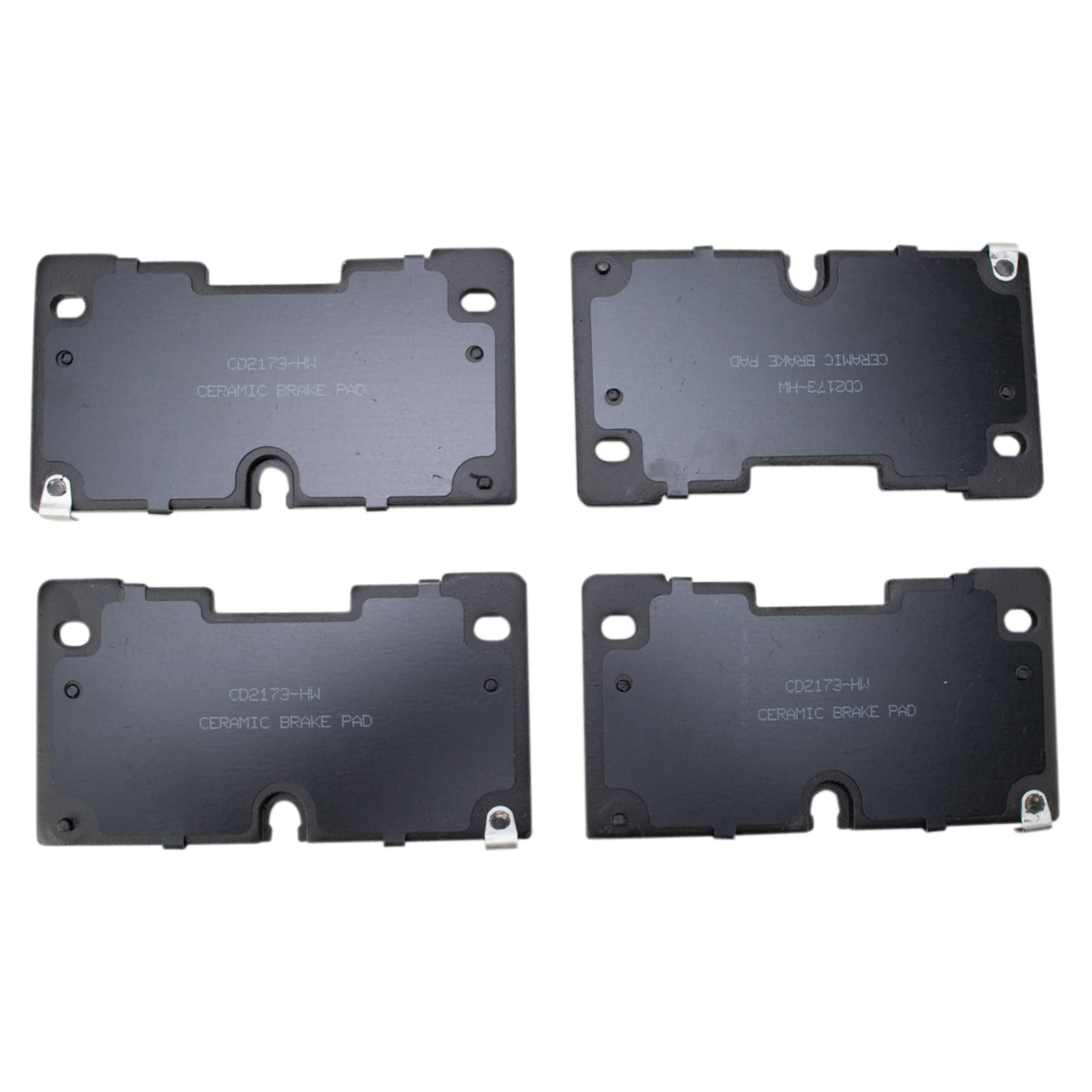 TRQ Front Brake Pads Ceramic Compatible with 2021 Cadillac Escalade Escalade ESV 2019-2023 Chevrolet Silverado 1500 2021-2022 Su