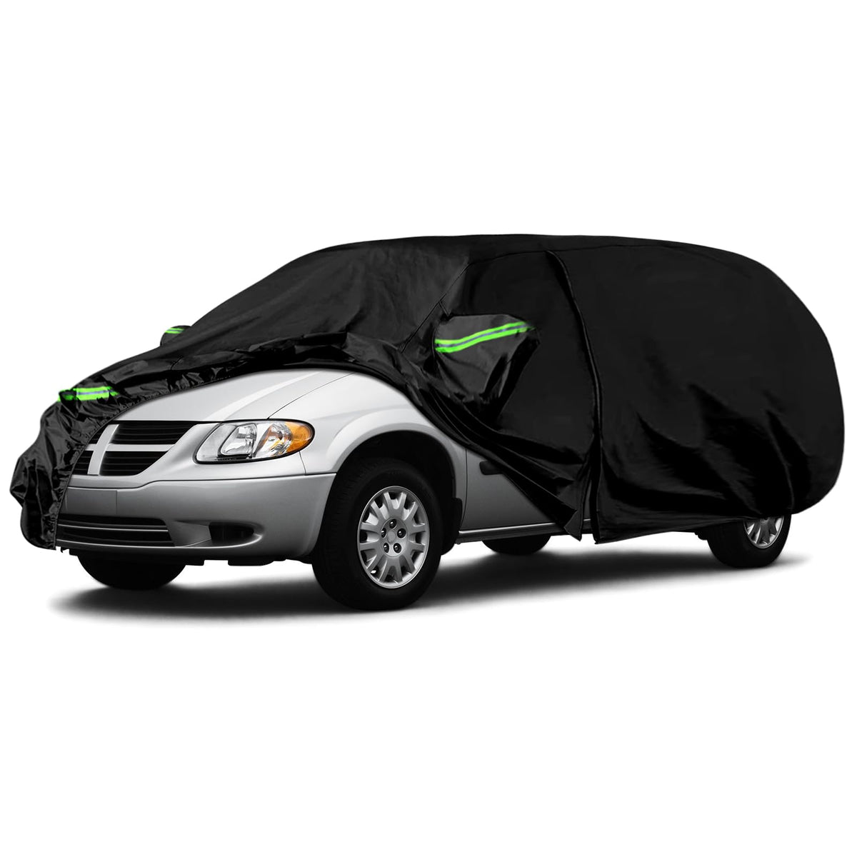 Waterproof Car Covers Replace For 1984-2007 Dodge Grand Caravan And Chrysler Town Town & Country Minivans, 6 Layers All Weather